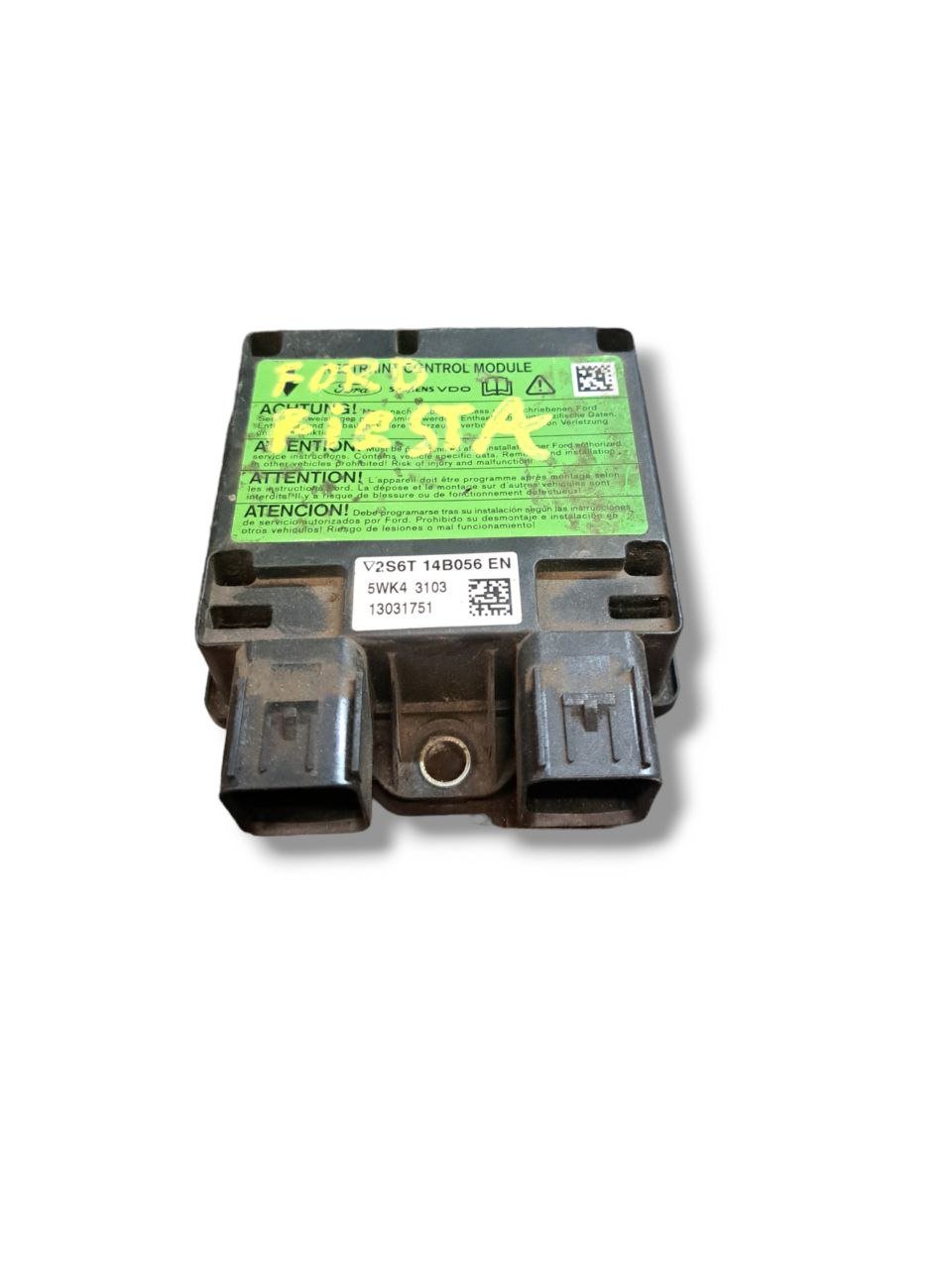 Centralina airbag Ford Fiesta mk5 (2002 - 2008) COD:2S6T - 14B056 - EN - F&P CRASH SRLS - Ricambi Usati