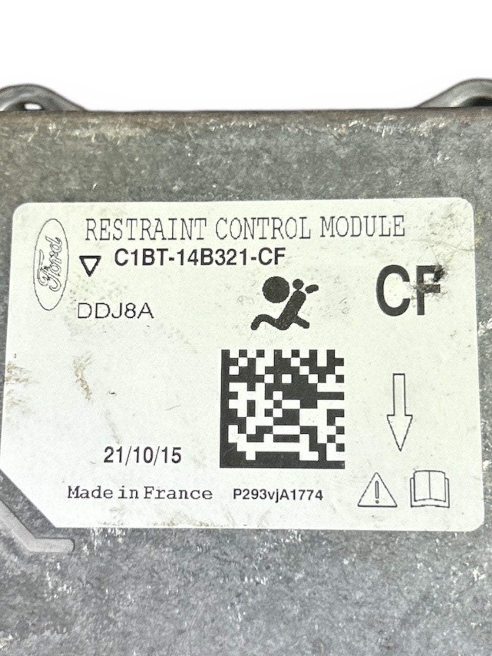 Centralina AirBag Ford Fiesta VI 1.4 Benzina (2008 > 2017) cod.C1BT - 14B321 - CF - F&P CRASH SRLS - Ricambi Usati