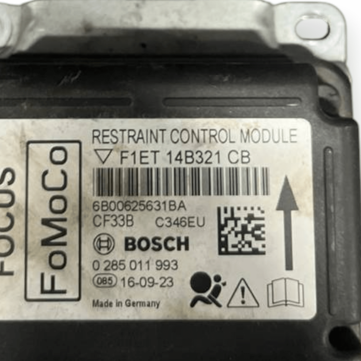 Centralina Airbag Ford Focus III (2011 al 2018) cod: F1ET14B321CB - F&P CRASH SRLS - Ricambi Usati