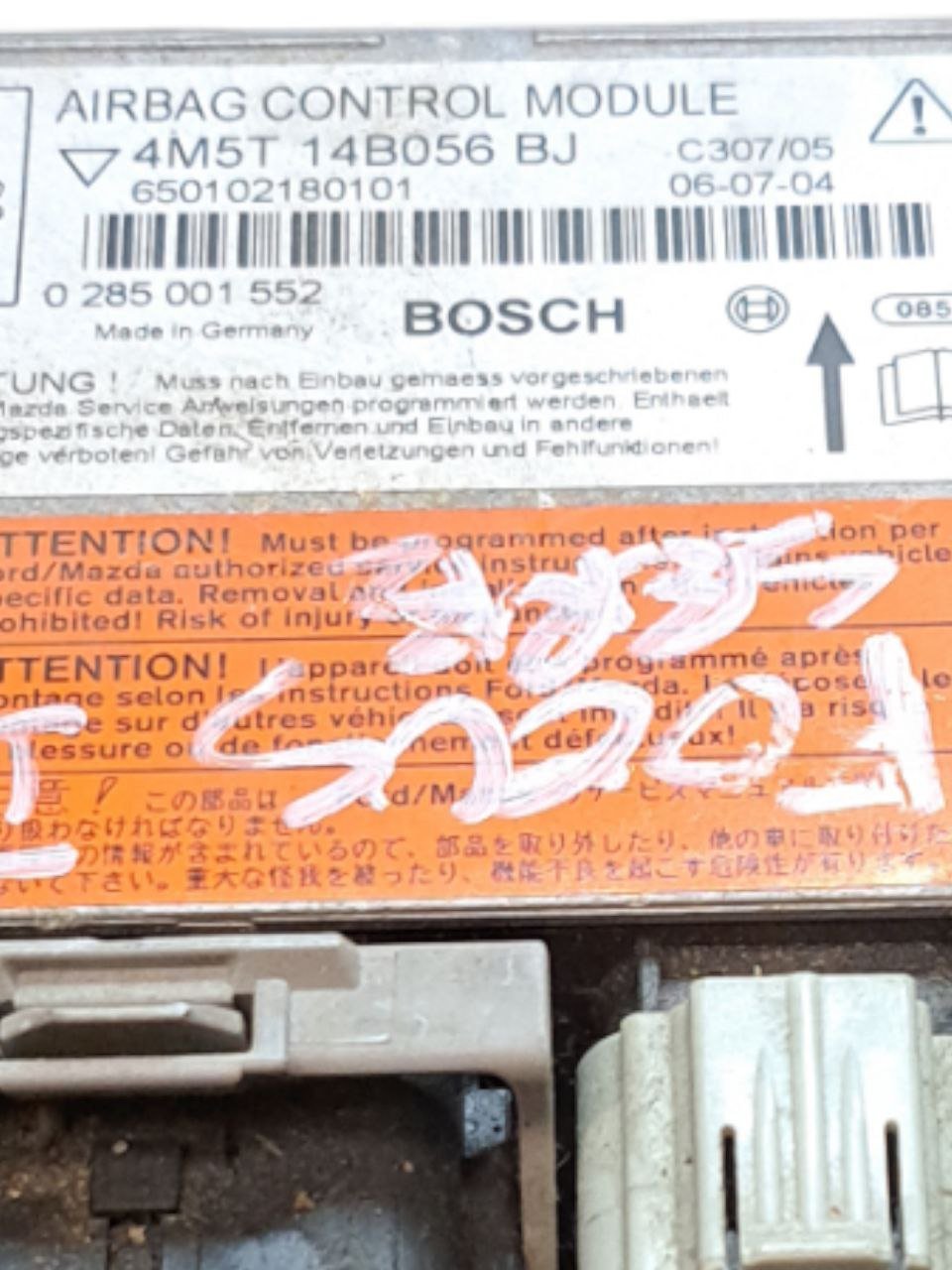 Centralina airbag Ford Focus mk2 (2004 - 2011) COD:4M5T - 14B056 - BJ - F&P CRASH SRLS - Ricambi Usati