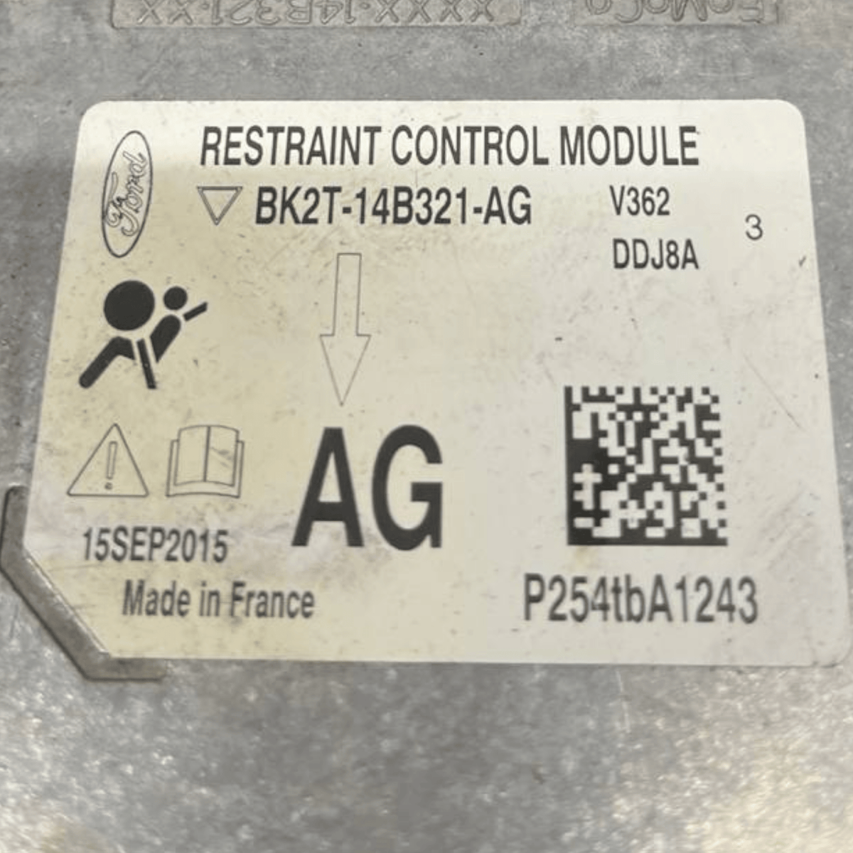 Centralina Airbag Ford Transit Custom VIII (2014 - ) cod: BK2T - 14B321 - AG - F&P CRASH SRLS - Ricambi Usati