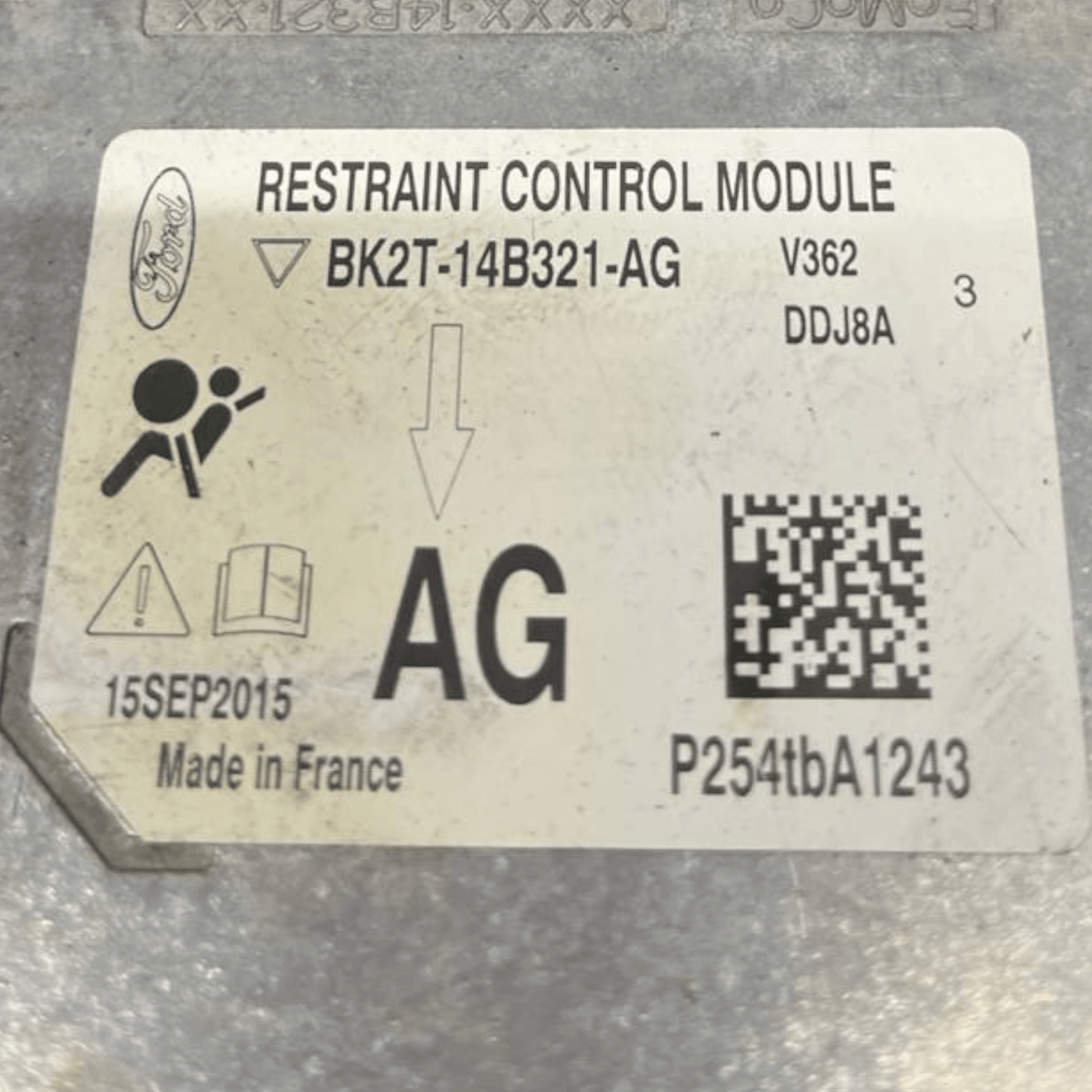 Centralina Airbag Ford Transit Custom VIII (2014 - ) cod: BK2T - 14B321 - AG - F&P CRASH SRLS - Ricambi Usati