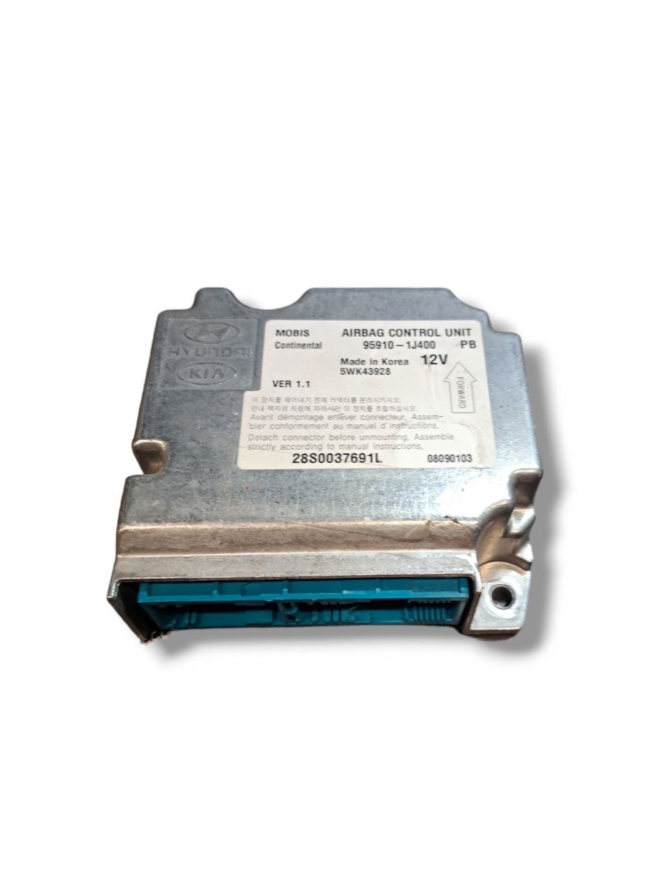 Centralina Airbag Hyundai I20 (2008 - 2012) COD:95910 - 1J400 - F&amp;P CRASH SRLS - Ricambi Usati