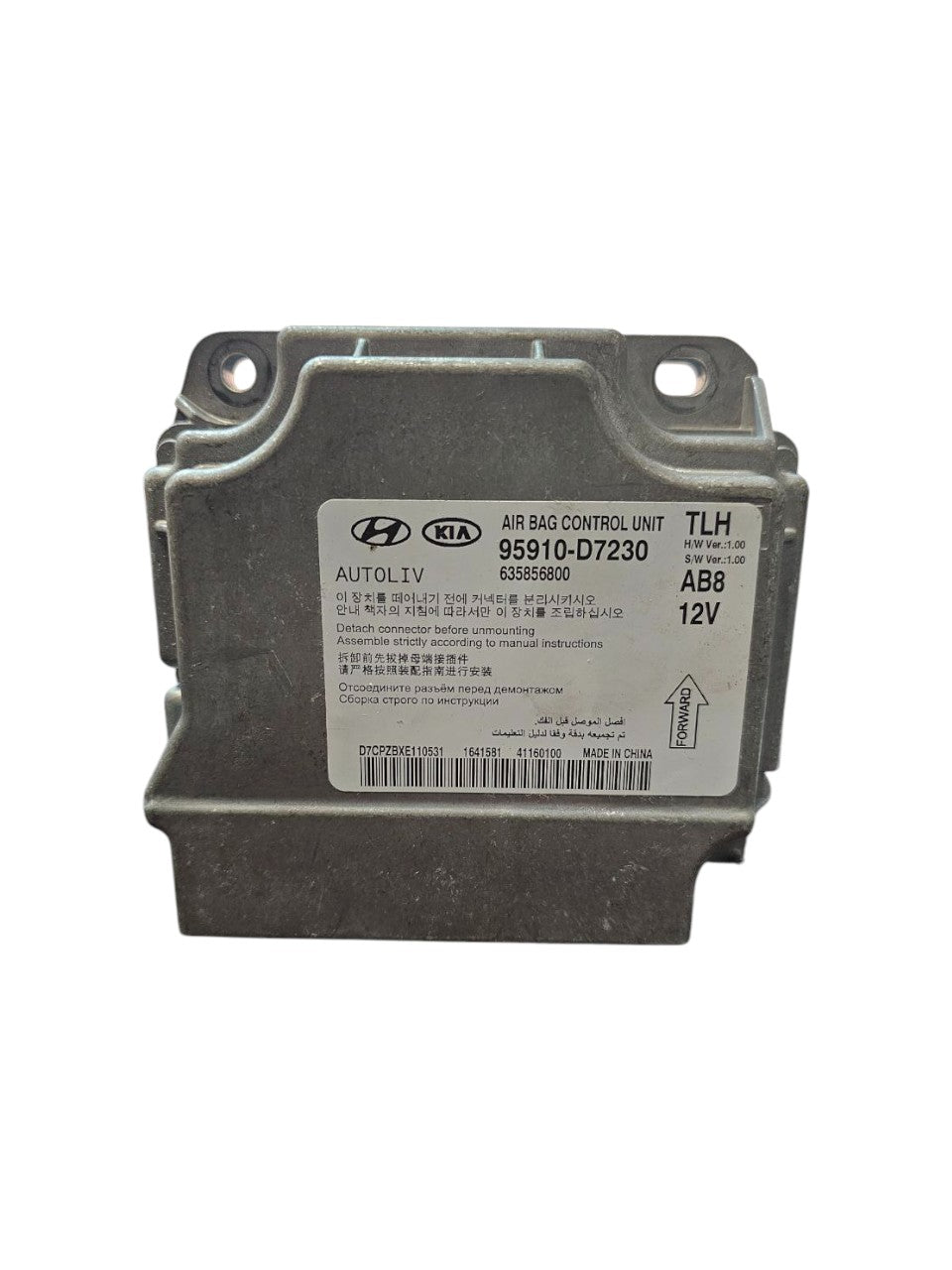 Centralina AirBag Hyundai Tucson Cod:95910D7230 (2015 - 2020) - F&P CRASH SRLS - Ricambi Usati