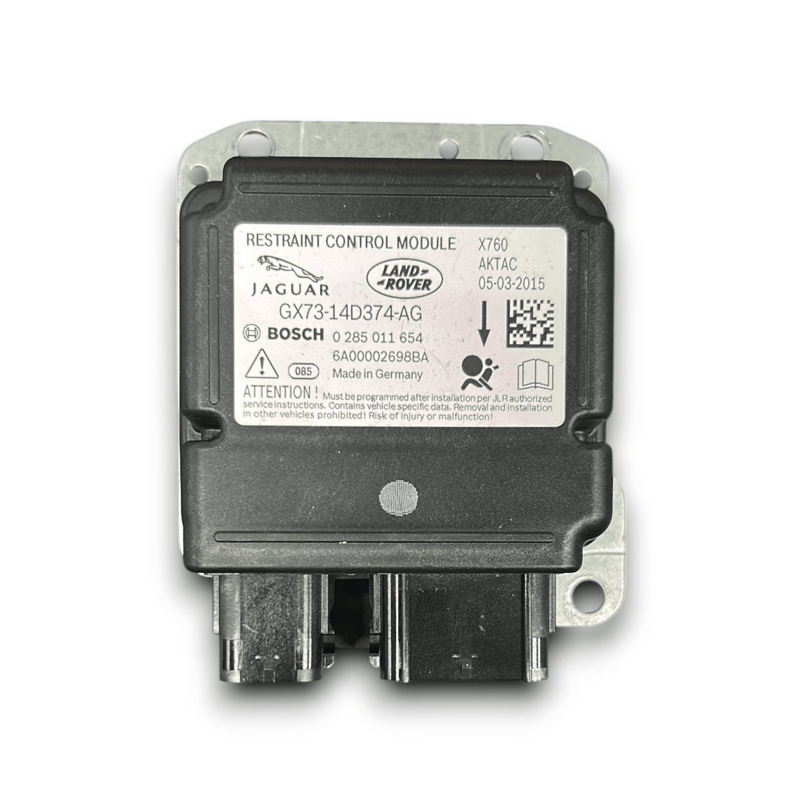 Centralina AirBag Jaguar XE (X760) cod.GX73 - 14D374 - AG (2015 > 2024) cod.0285011654 - F&P CRASH SRLS - Ricambi Usati