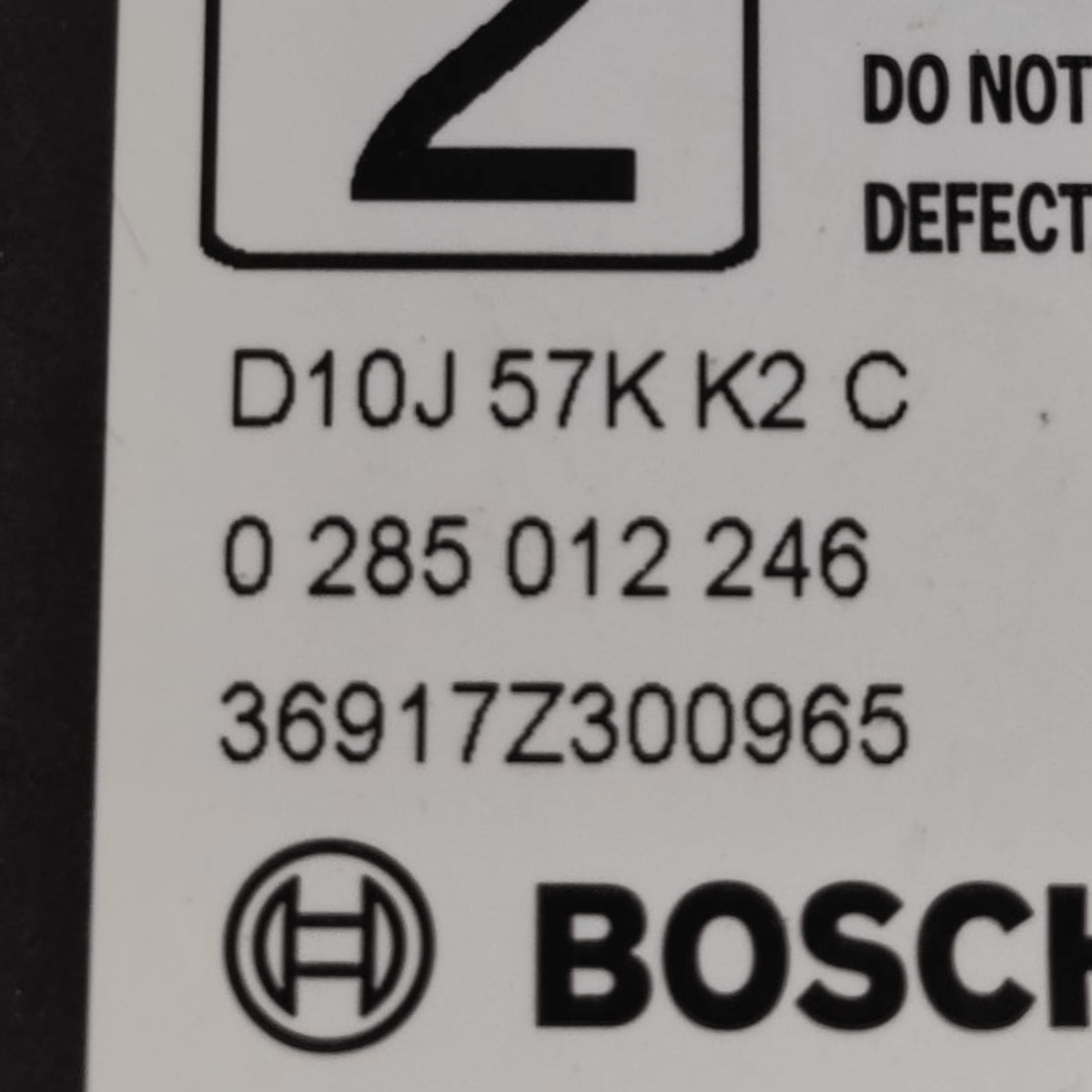 Centralina Airbag Mazda CX - 3 COD: 0285012246 (2015>) - F&P CRASH SRLS - Ricambi Usati