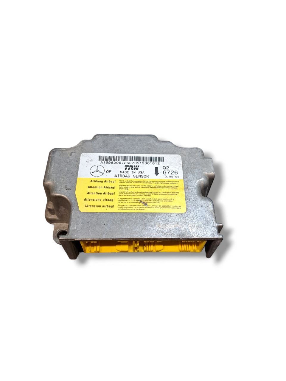 Centralina Airbag Mercedes - Benz Classe A w169 ( 2004 - 2012 ) COD:A1698206726 - F&P CRASH SRLS - Ricambi Usati