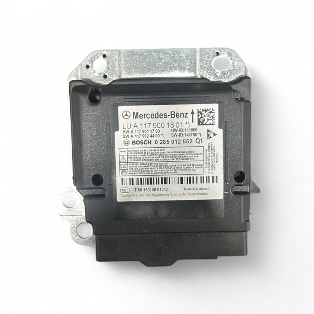 Centralina airbag Mercedes Benz Classe A (W176) cod.A1179001801 (2012 > 2018) - F&P CRASH SRLS - Ricambi Usati