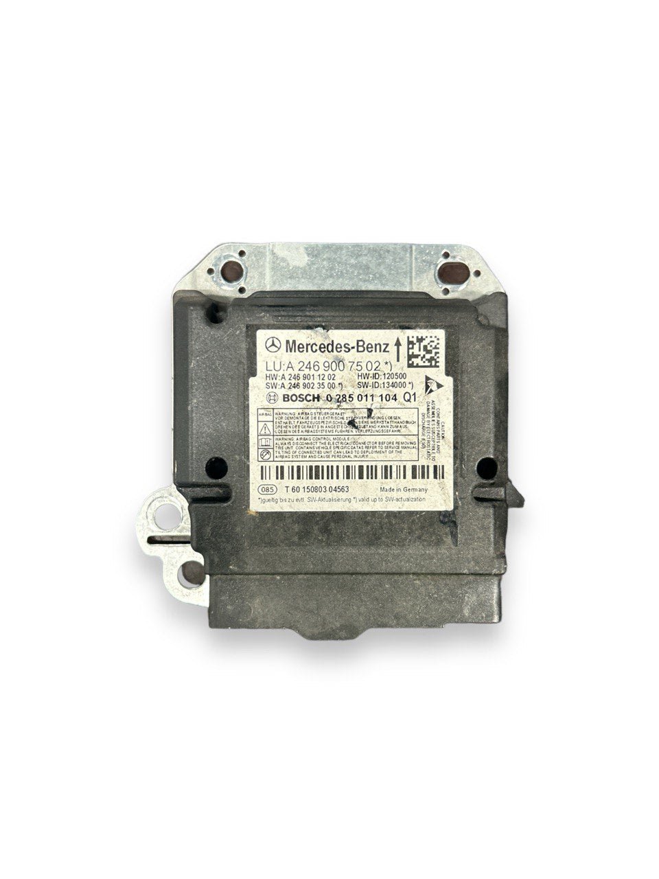 Centralina Airbag Mercedes Benz Classe B W246 (2012 - 2018) COD:A2469007502 - F&amp;P CRASH SRLS - Ricambi Usati