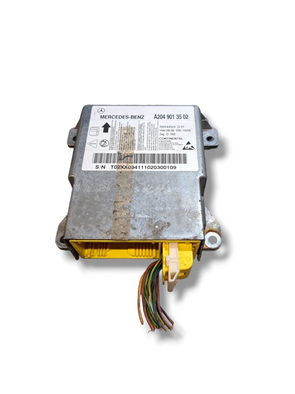 Centralina Airbag Mercedes - Benz Classe C W204 (2007 - 2014) COD:A2049013502 - F&P CRASH SRLS - Ricambi Usati