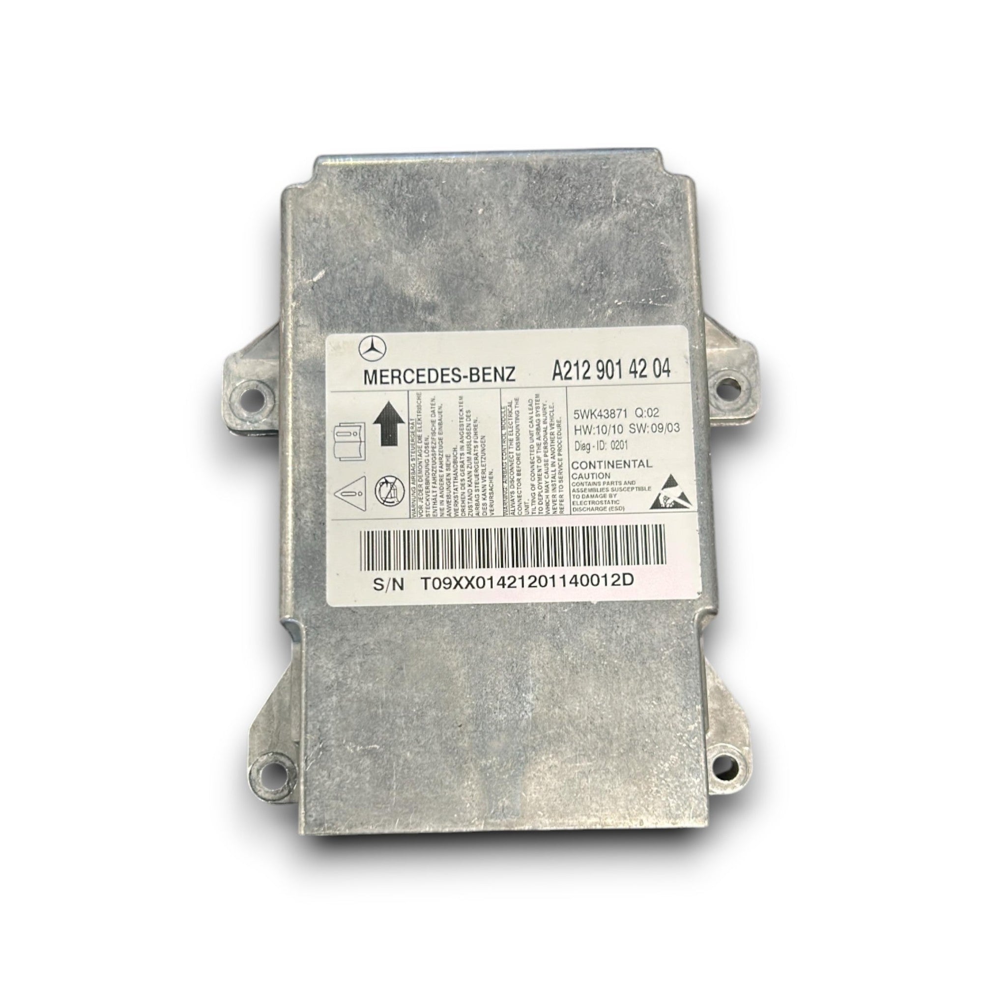 Centralina AirBag Mercedes Benz Classe E (W212) cod.A2129014204 (2009 > 2016) - F&P CRASH SRLS - Ricambi Usati