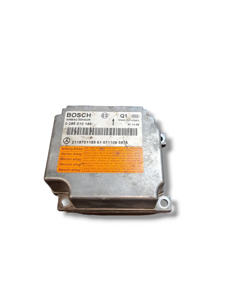 Centralina Airbag Mercedes Classe E W211 (2002 - 2007) COD:2118701185 - F&P CRASH SRLS - Ricambi Usati