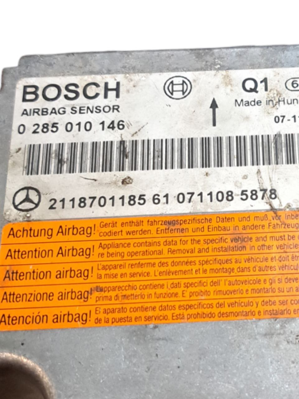 Centralina Airbag Mercedes Classe E W211 (2002 - 2007) COD:2118701185 - F&P CRASH SRLS - Ricambi Usati