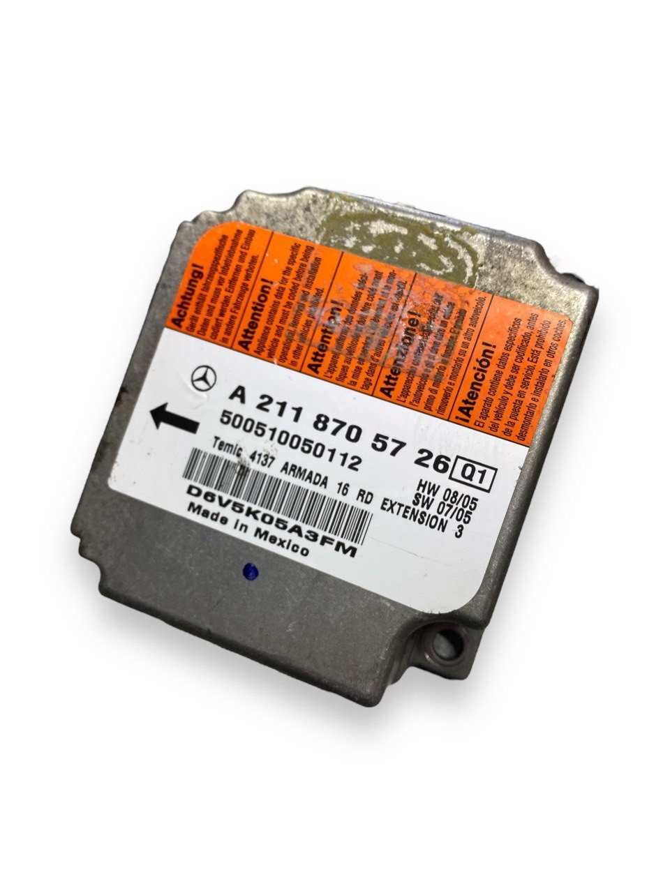 Centralina Airbag Mercedes CLS W219 (2004 - 2010) COD:A2118705726 - F&amp;P CRASH SRLS - Ricambi Usati