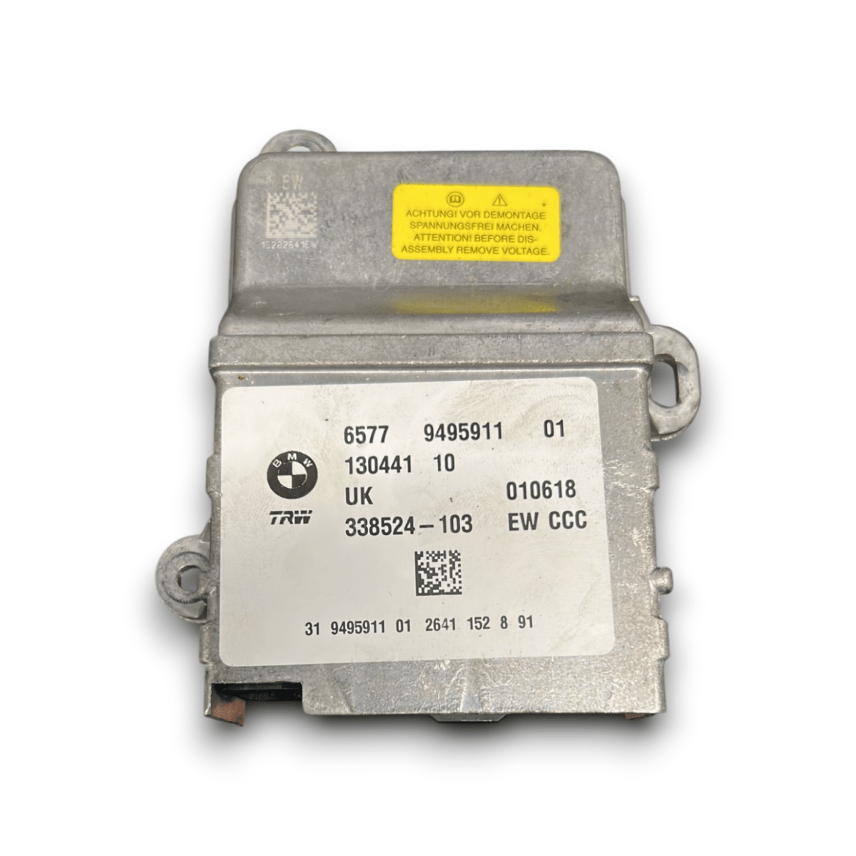 Centralina airbag mini cooper one f56 2.0 diesel cod:9495911 (2014 >) - F&P CRASH SRLS - Ricambi Usati