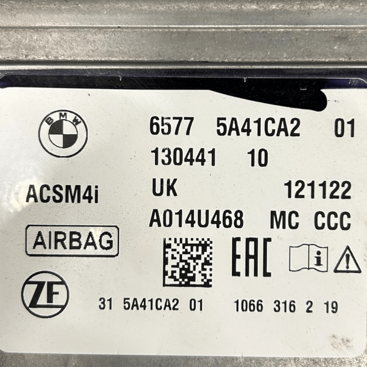 Centralina airbag mini countryman f60 cod:5A41CA2 (2017 > 2024) - F&P CRASH SRLS - Ricambi Usati