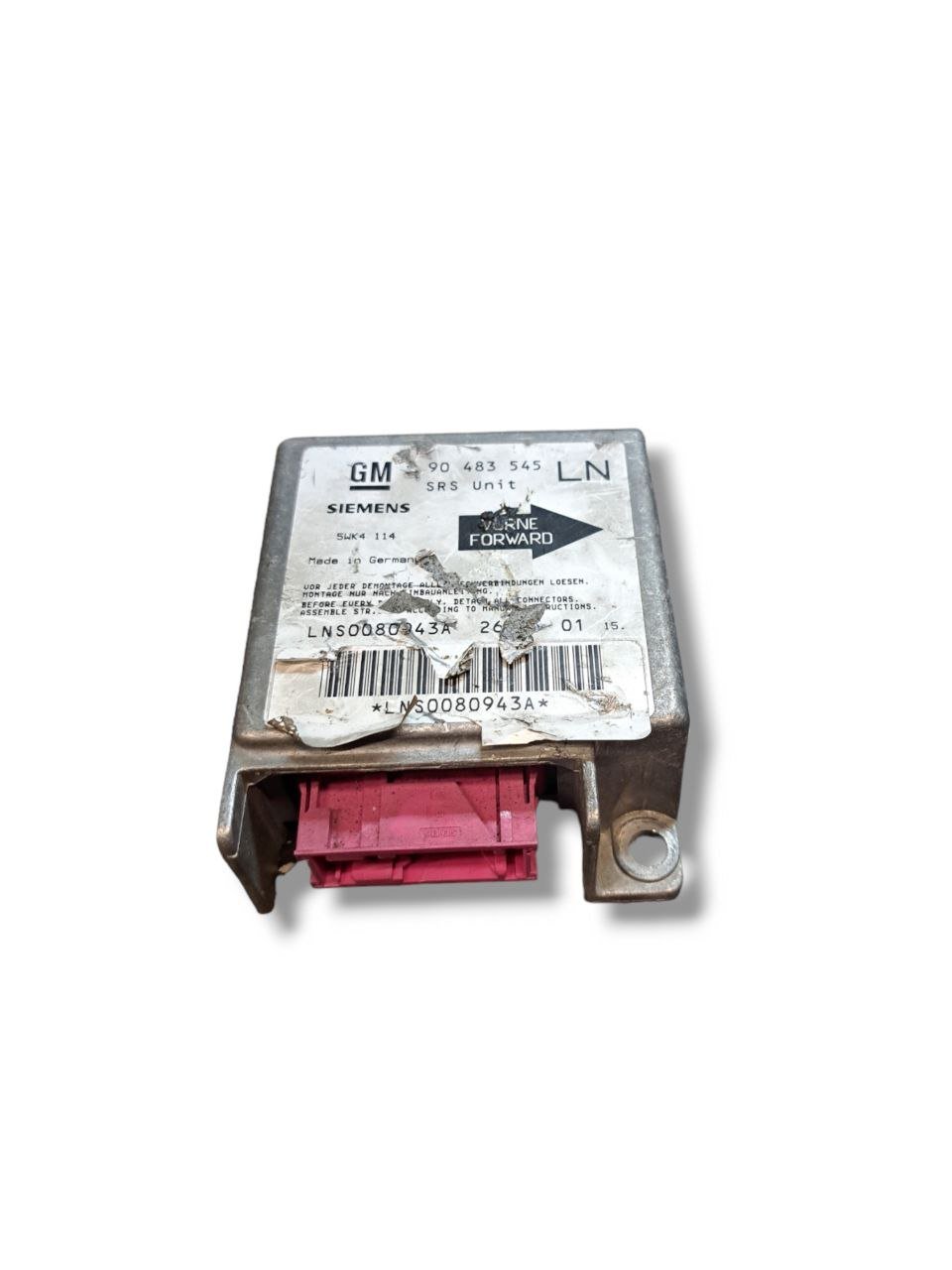Centralina airbag Opel Corsa B (1993 - 2000) COD:90483545 - F&P CRASH SRLS - Ricambi Usati