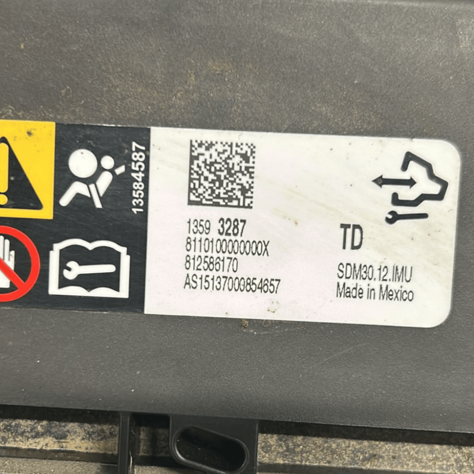 Centralina AirBag Opel Corsa E (2014 > 2019) cod:812586170 - F&P CRASH SRLS - Ricambi Usati