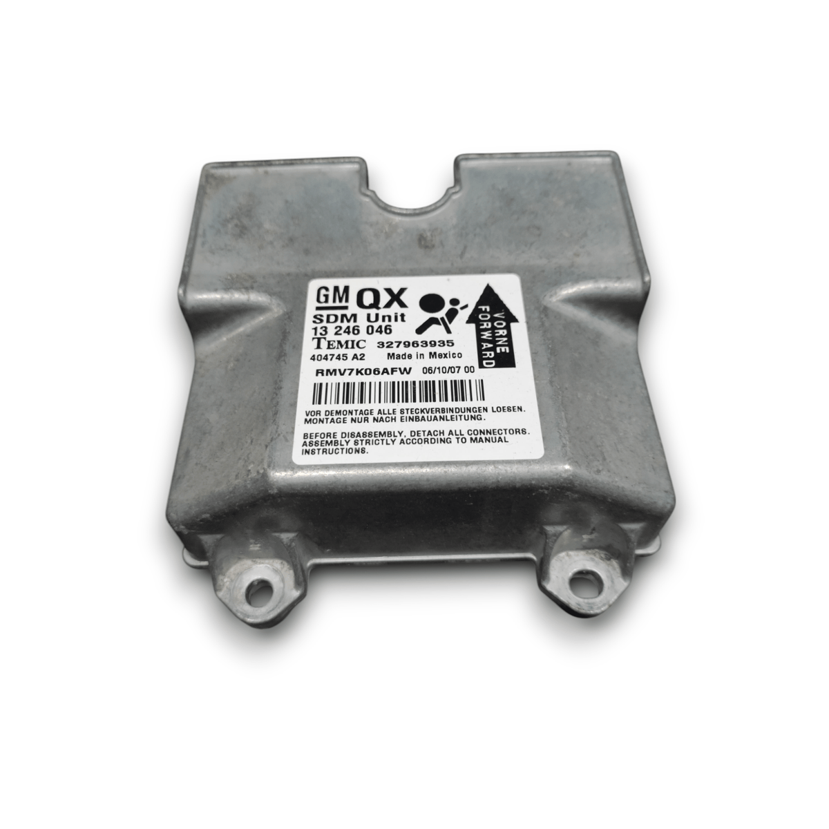 Centralina Airbag Opel Zafira B COD: 13246046 (2005 - 2014) - F&P CRASH SRLS - Ricambi Usati