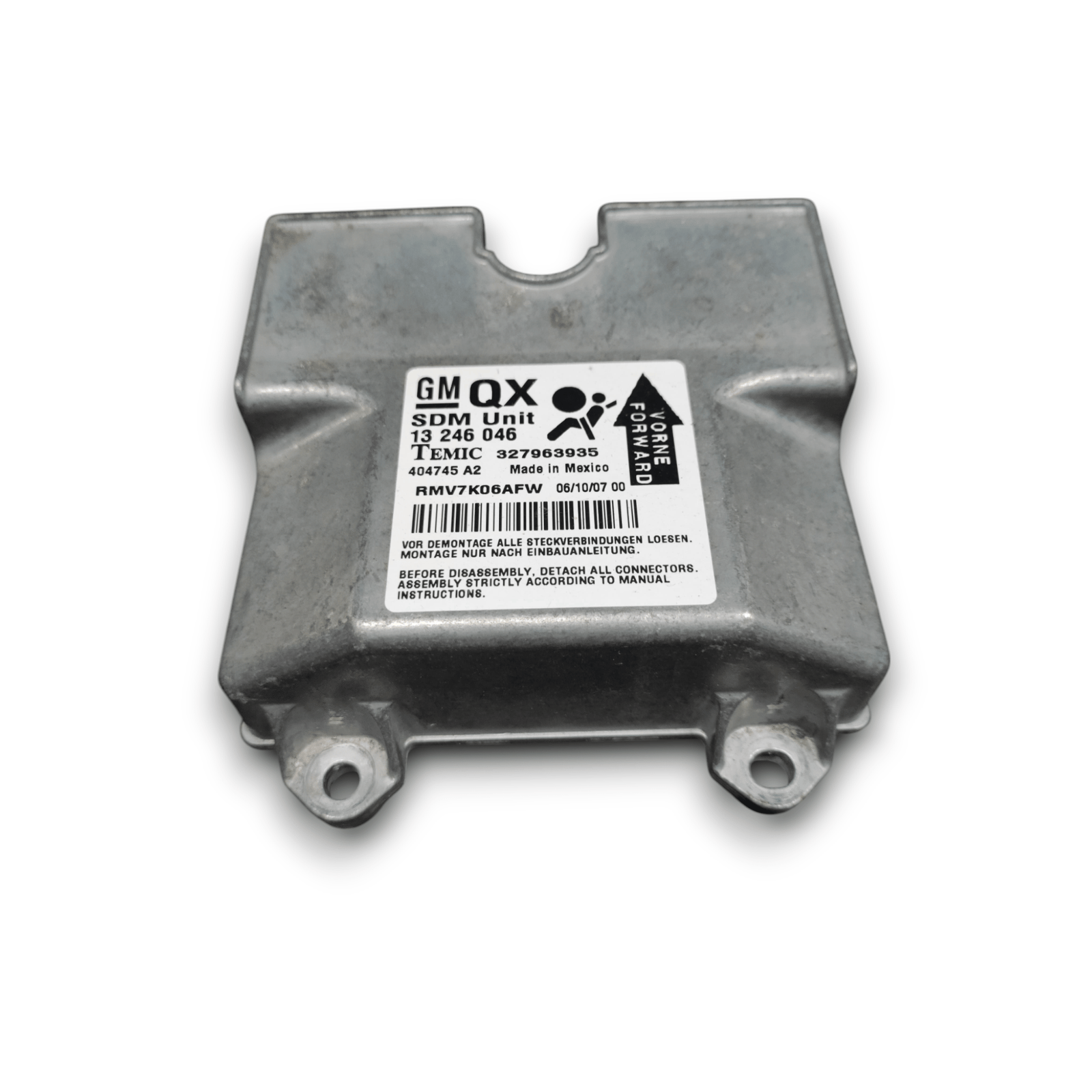 Centralina Airbag Opel Zafira B COD: 13246046 (2005 - 2014) - F&P CRASH SRLS - Ricambi Usati