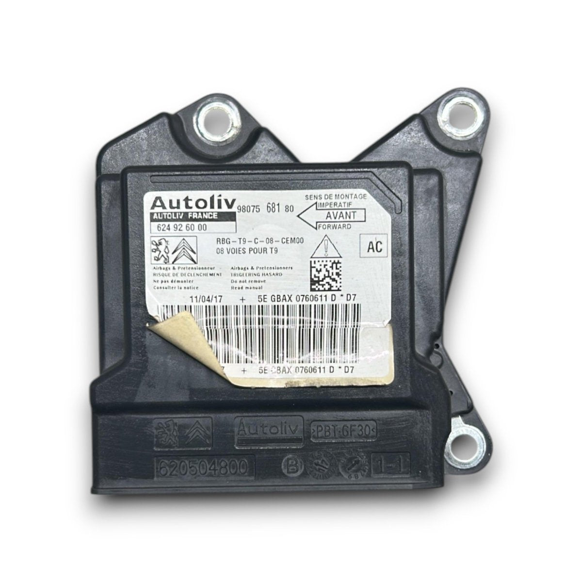 Centralina Airbag Peugeot 308 II cod.9807568180 (2013 > 2021) - F&P CRASH SRLS - Ricambi Usati