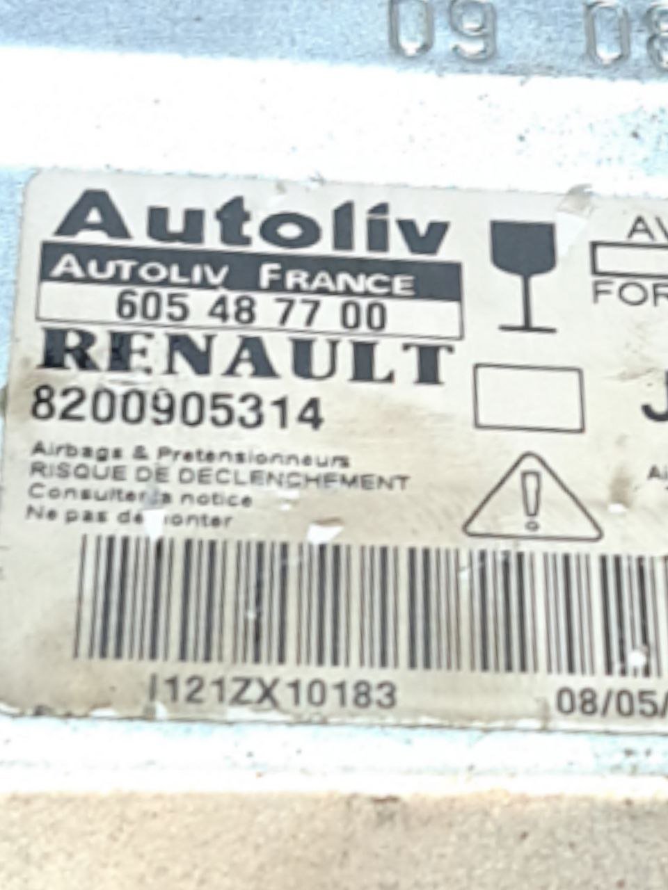 Centralina airbag Renault Espace (2002 - 2014) COD:8200905314 - F&P CRASH SRLS - Ricambi Usati