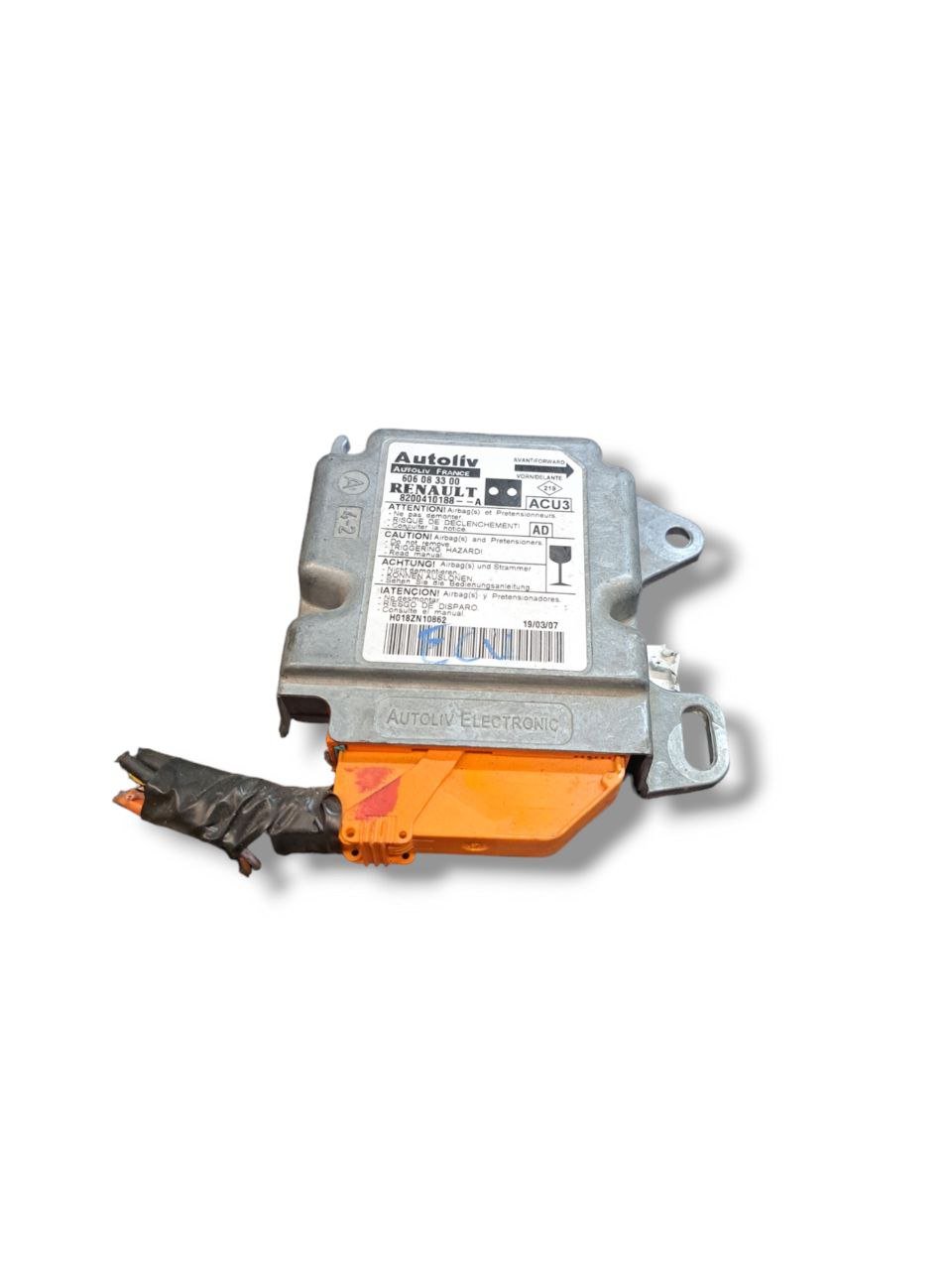 Centralina airbag Renault Kangoo (1997 - 2003) COD:8200410188 - F&P CRASH SRLS - Ricambi Usati