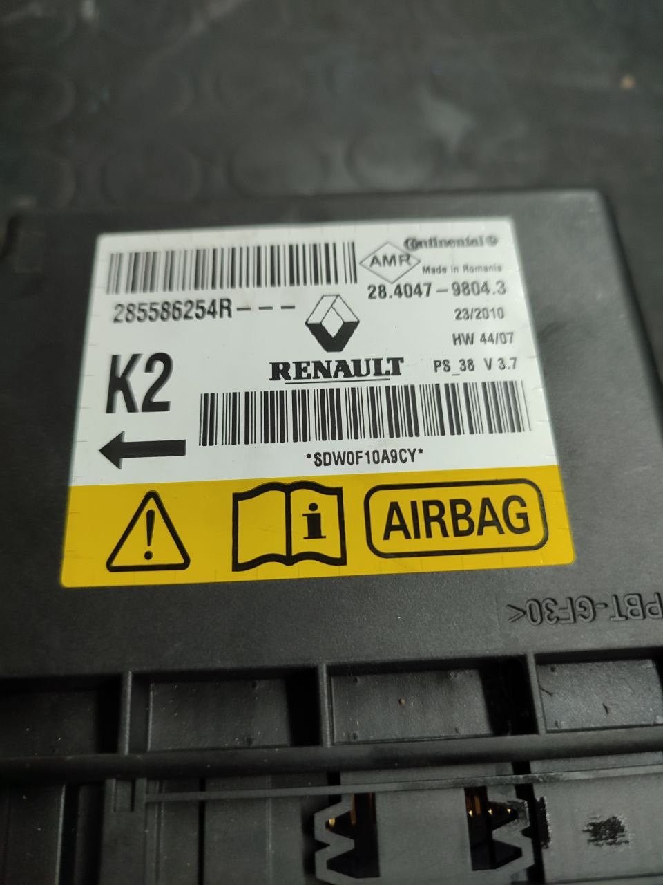 Centralina airbag Renault Megane ( III - 2011 ) 1.4 tce cod 285526254r - F&P CRASH SRLS - Ricambi Usati