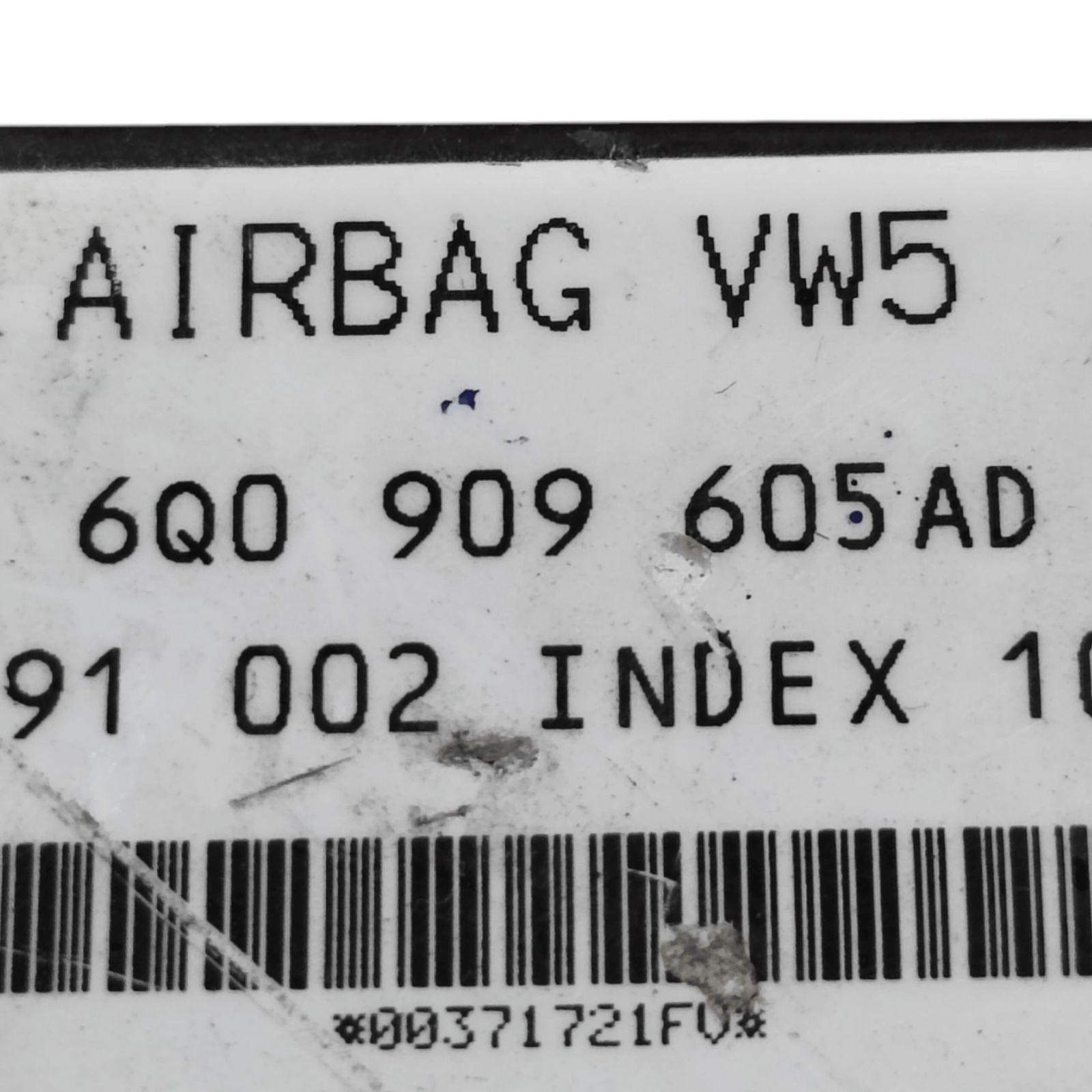 Centralina Airbag Seat Ibiza COD: 6Q0909605AD (2001 - 2009) - F&P CRASH SRLS - Ricambi Usati