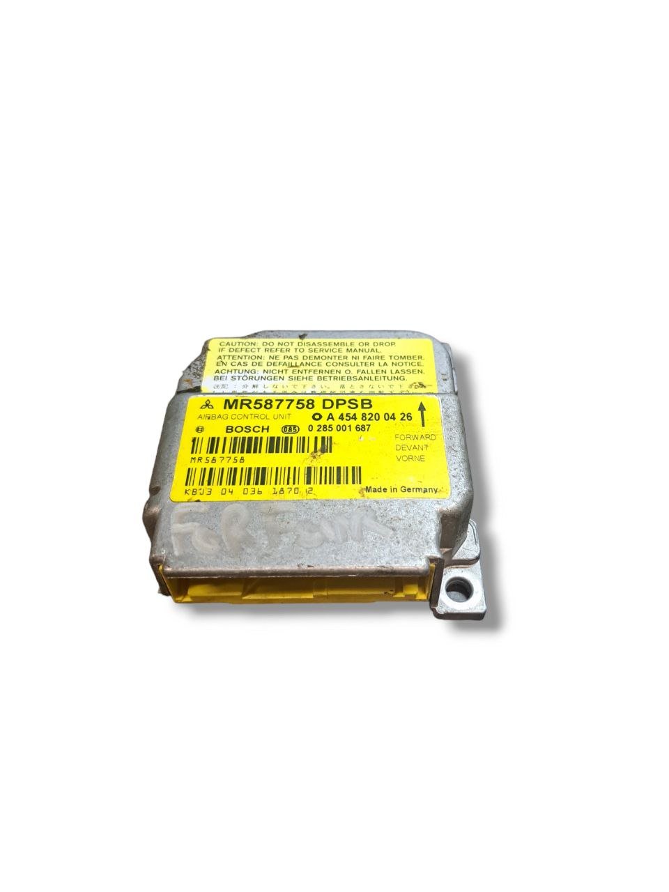 Centralina Airbag Smart Forfour W454 (2002 - 2006) COD:A4548200426 - F&P CRASH SRLS - Ricambi Usati