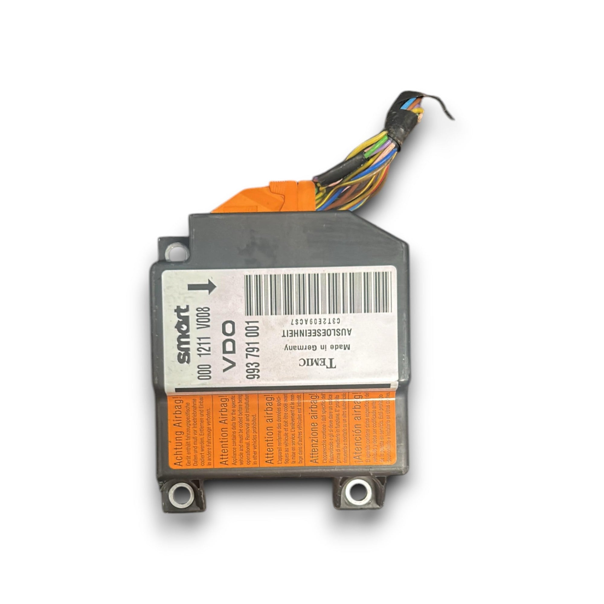 Centralina Airbag Smart Fortwo (W450) (1998 > 2007) cod.0001211V008 - F&P CRASH SRLS - Ricambi Usati