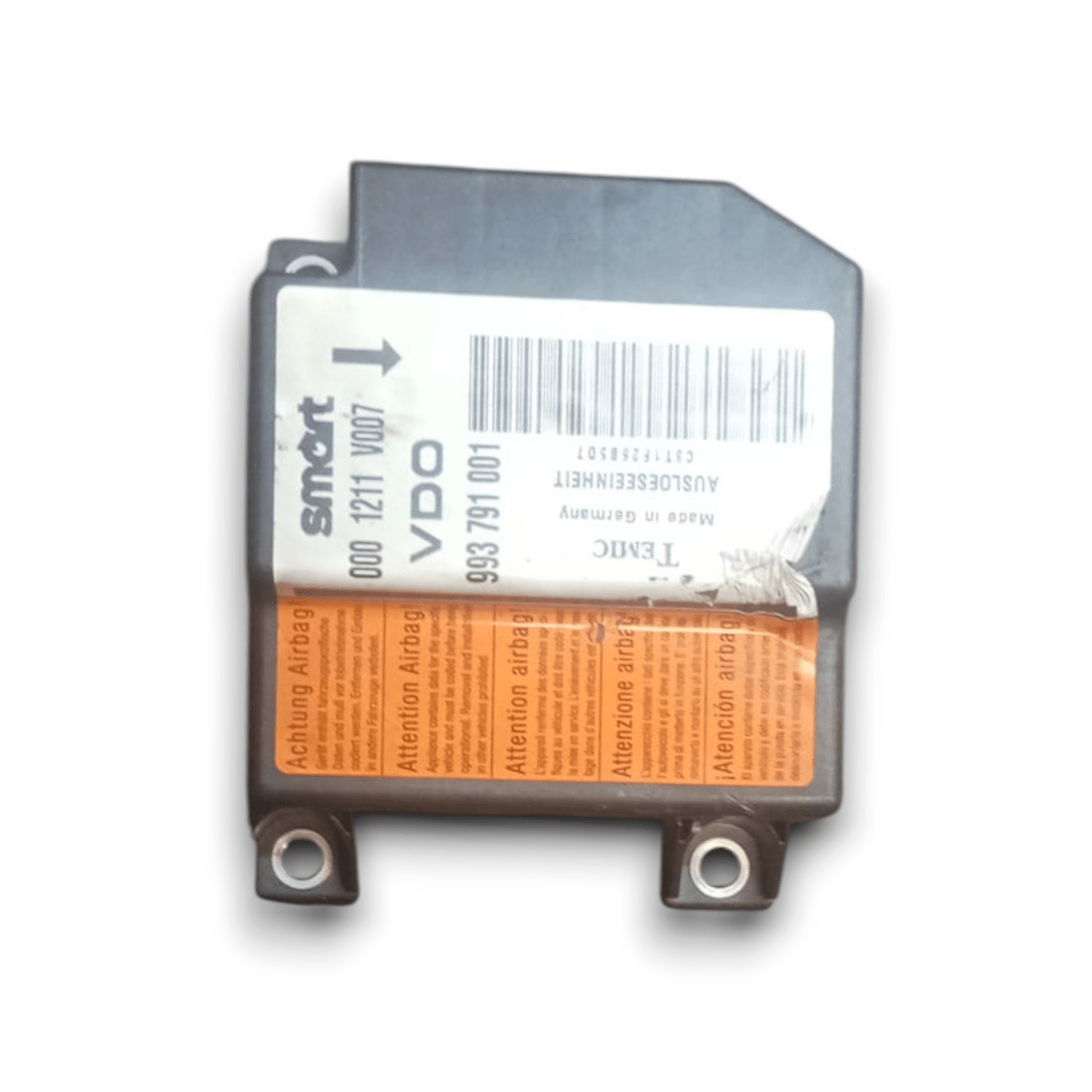 Centralina airbag smart fortwo w450 cod . 993791001 (1998 > 2007) - F&P CRASH SRL - Ricambi Usati