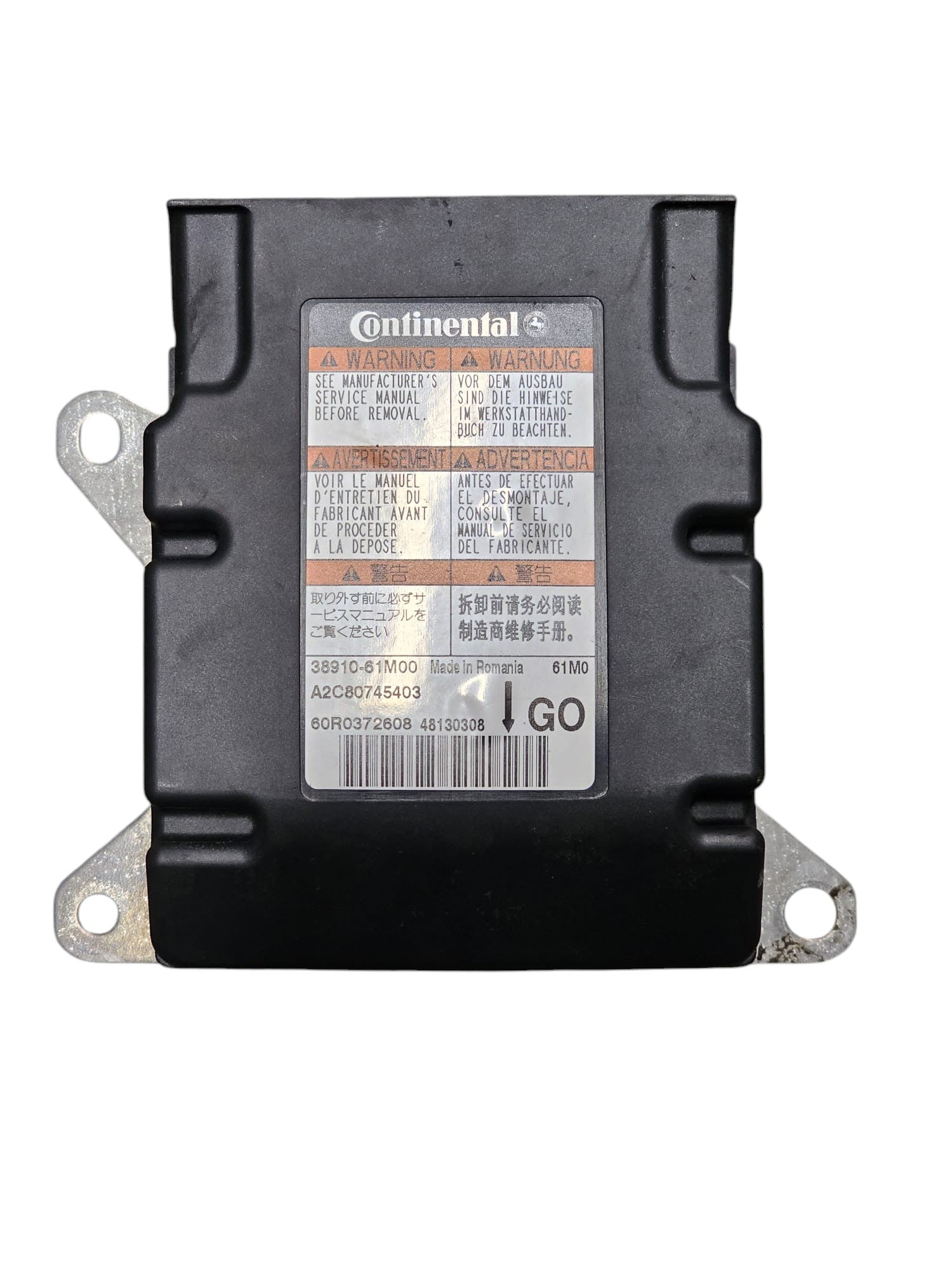 Centralina Airbag Suzuki S - Cross Cod:3891061M00 (2013 - 2022) - F&P CRASH SRLS - Ricambi Usati