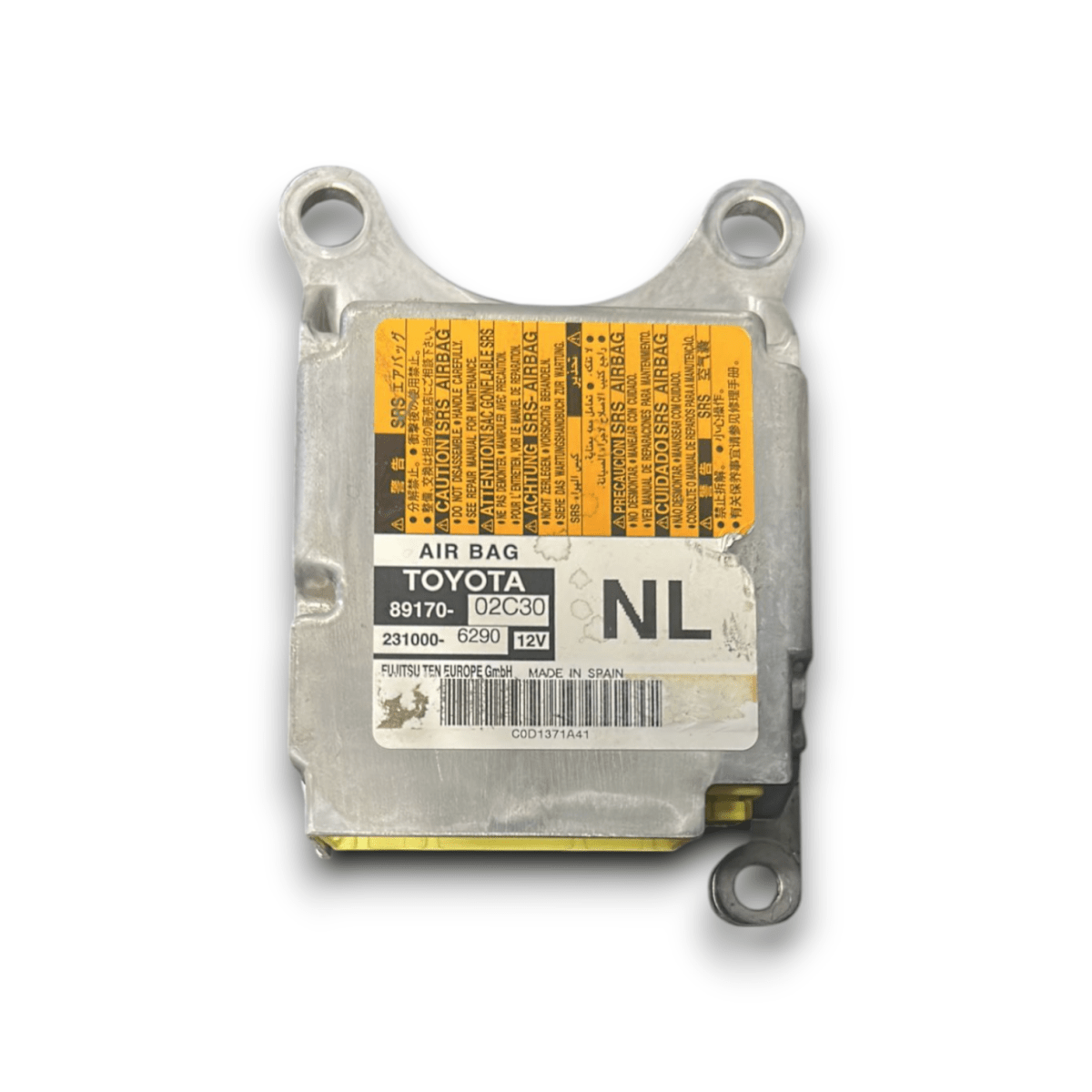 Centralina airbag toyota auris 1.8 hybrid cod:89170 - 02C30 (2012 &gt; 2018) - F&amp;P CRASH SRLS - Ricambi Usati