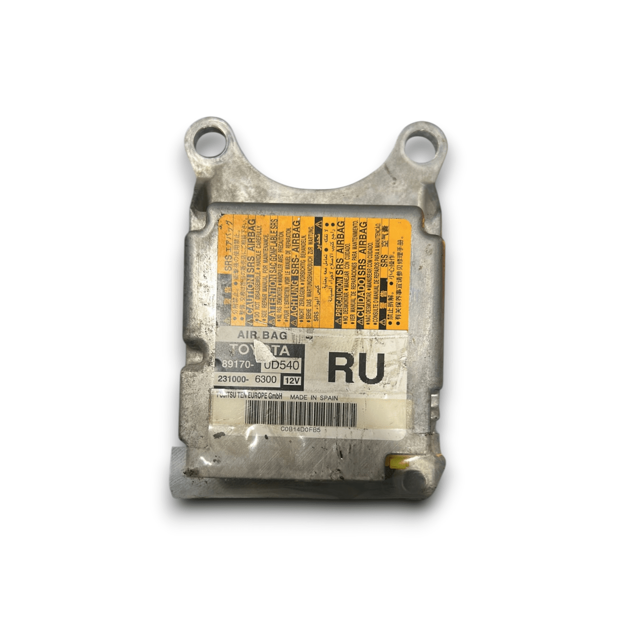 Centralina airbag toyota yaris III 1.5 hybrid cod:89170 - 0d540 (2011 > 2020) - F&P CRASH SRL - Ricambi Usati