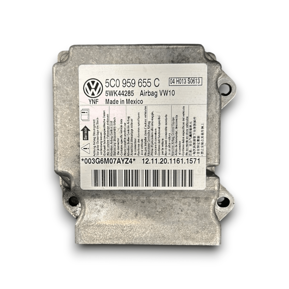 Centralina airbag volkswagen golf VI sw cod:5C0959655C (2008 > 2012) - F&P CRASH SRL - Ricambi Usati