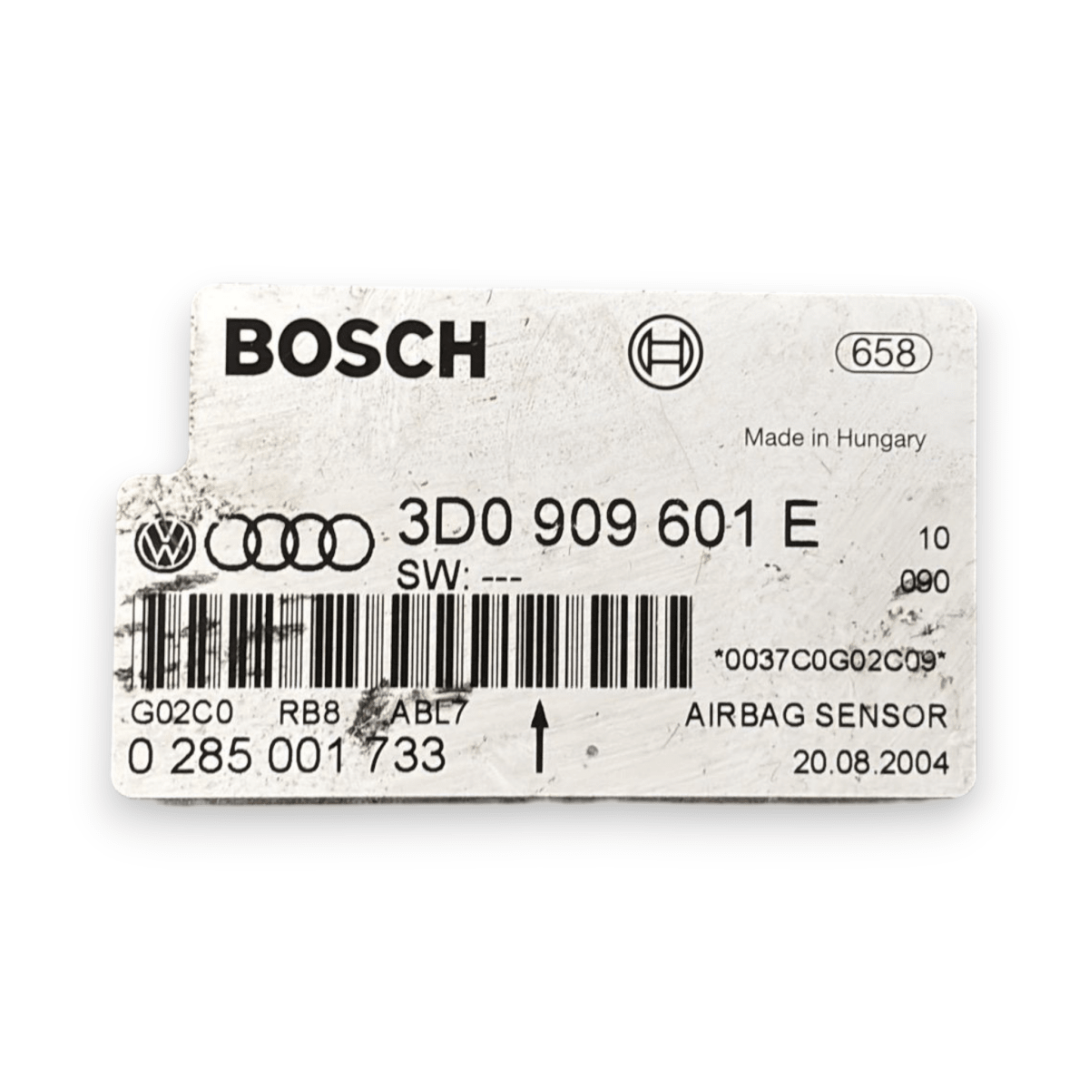 Centralina airbag volkswagen touareg I cod:3d0909601e (2002 - 2010) - F&P CRASH SRL - Ricambi Usati