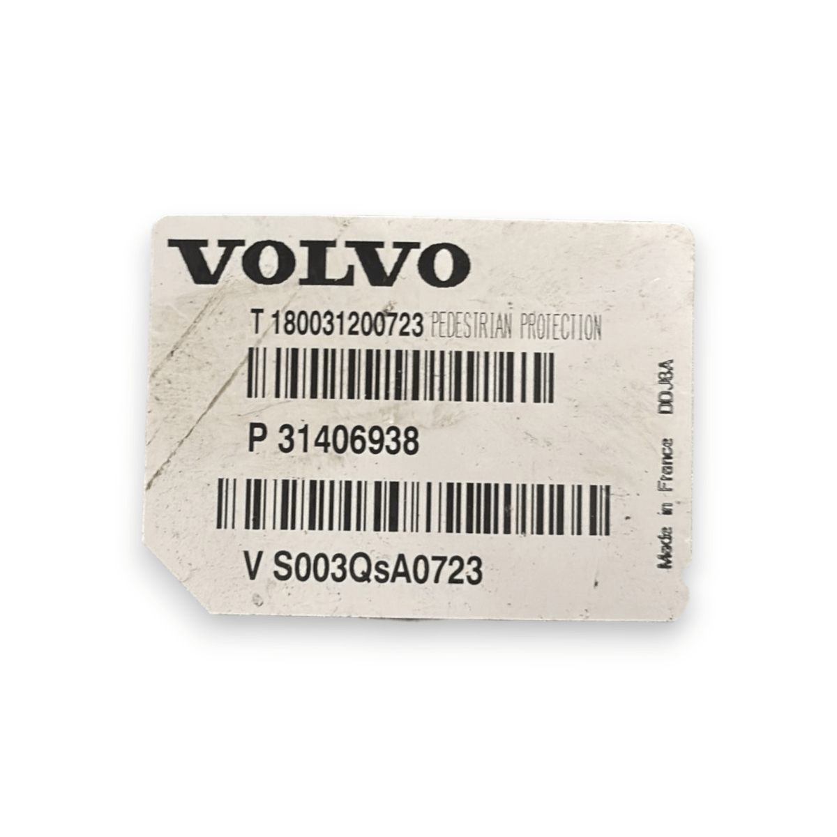 Volvo V40 airbag control unit code: p31406938 (20112 - 2019) - F&P CRASH SRL - Used Parts