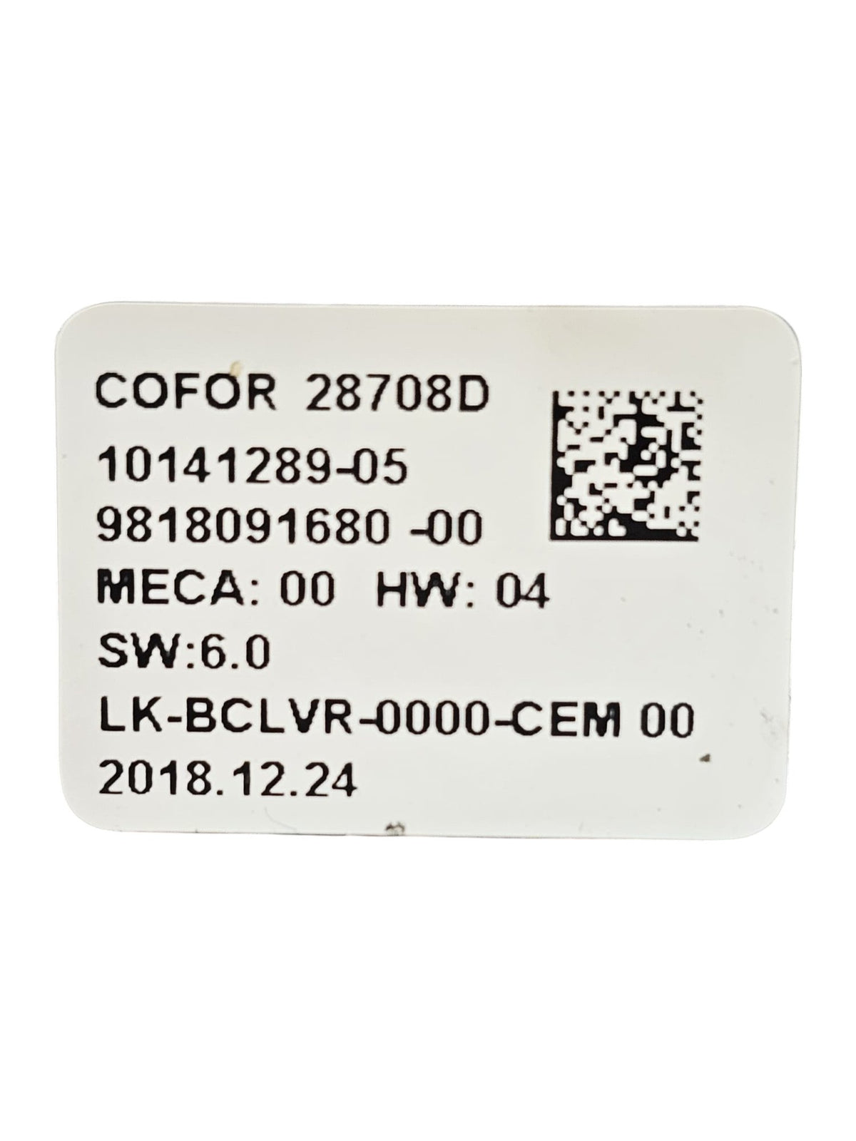 Centralina Alzavetro Anteriore Sinistro DS 7 Crossback Cod:9818091680 (2017 - >) - F&P CRASH SRLS - Ricambi Usati