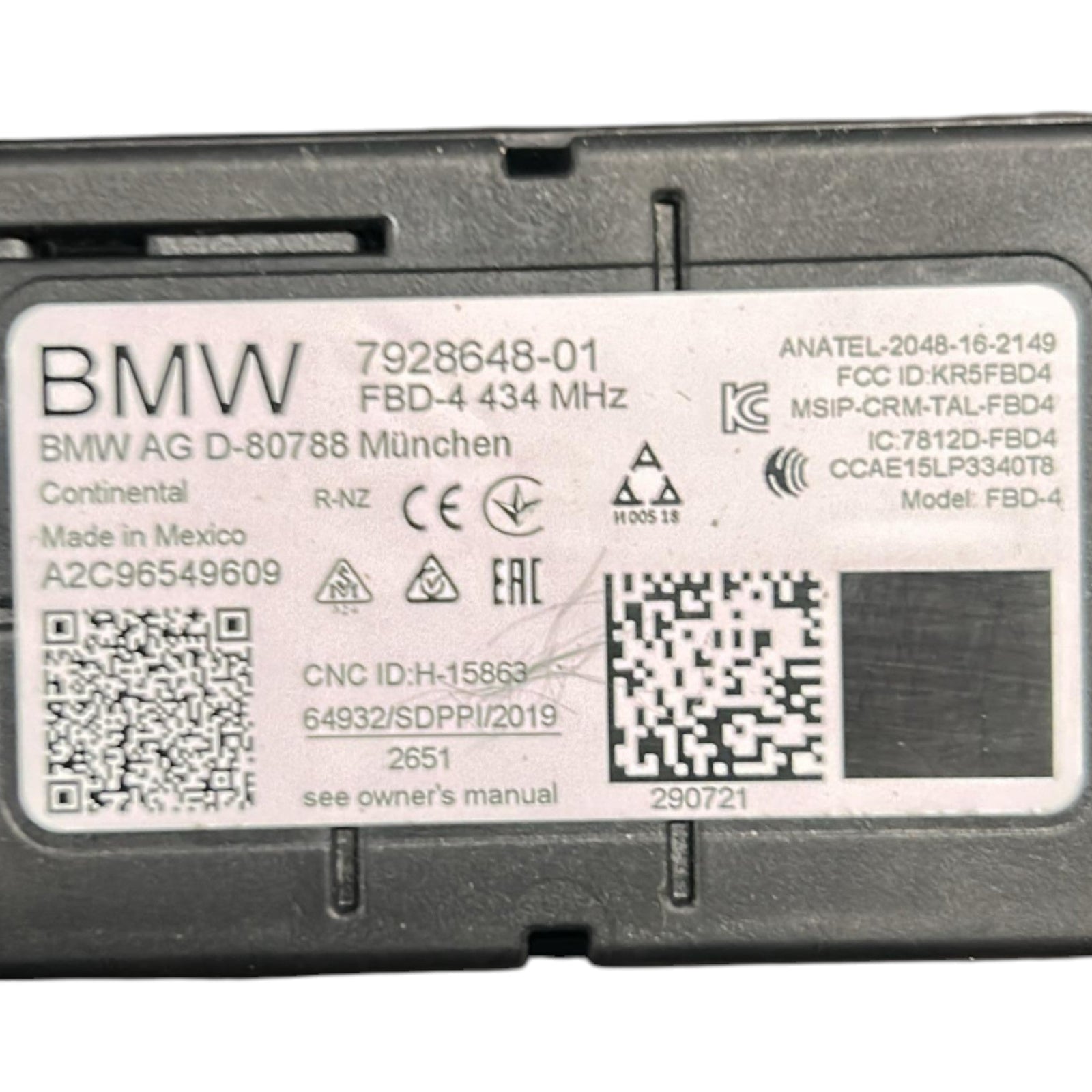 Centralina Amplificatore Antenna BMW X3 (G01) cod.7928648 - 01 (2017 > 2024) - F&P CRASH SRLS - Ricambi Usati
