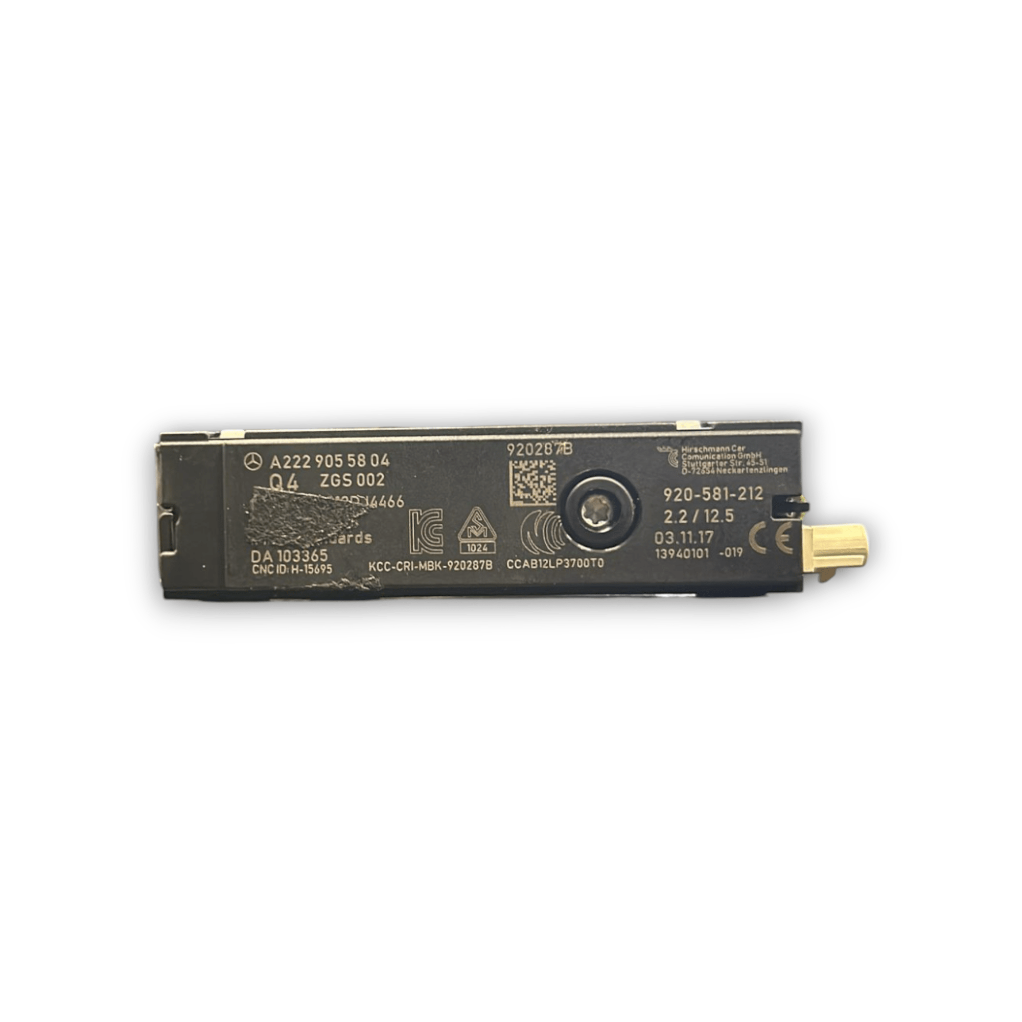 Centralina Amplificatore Antenna Mercedes Benz CLA (X117) cod.A2229055804 (2013 > 2019) - F&P CRASH SRLS - Ricambi Usati