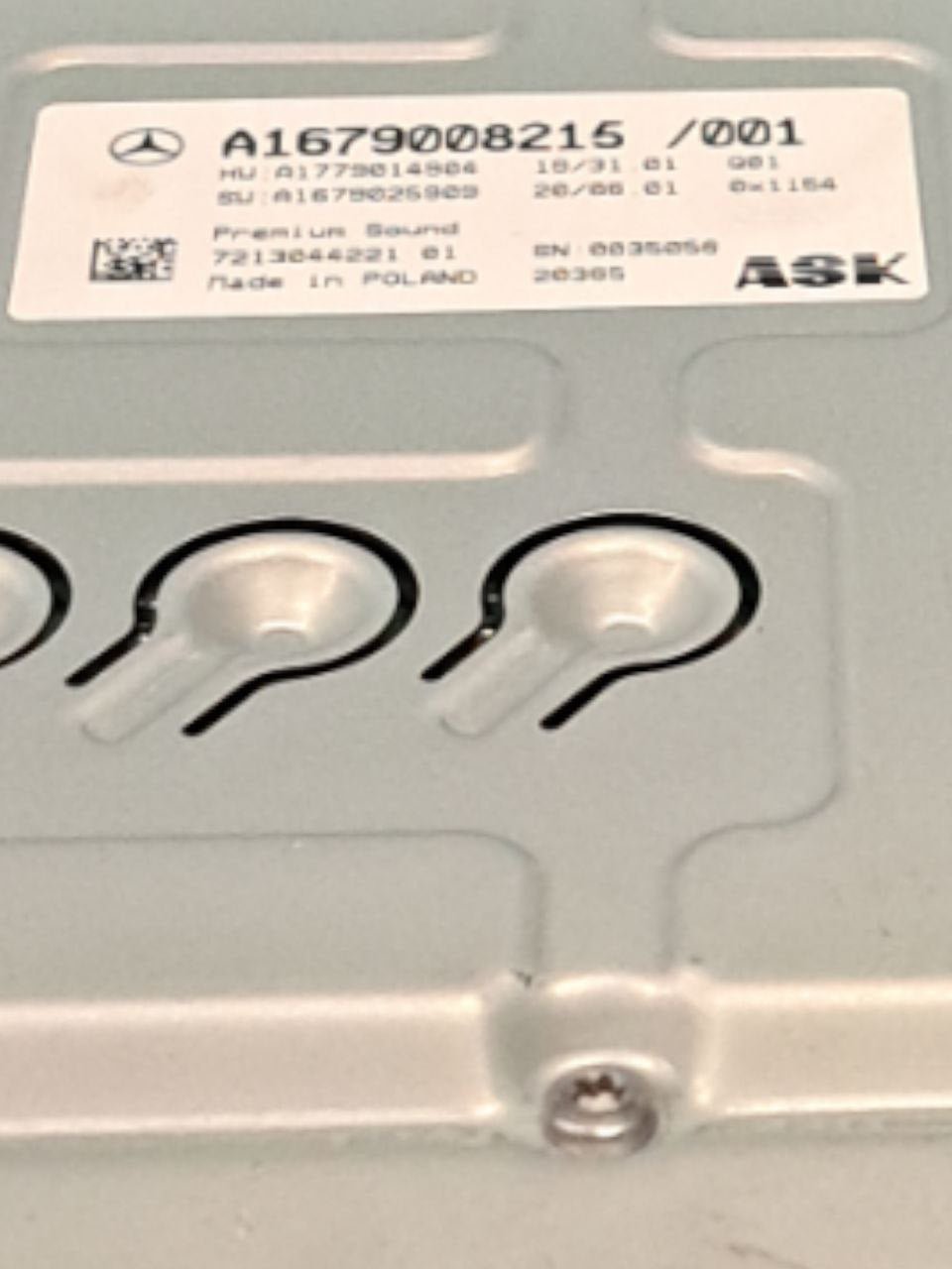 Centralina / Amplificatore Antenna Mercedes Benz GLC C253 (2017>) COD:A1679008215 - F&P CRASH SRLS - Ricambi Usati