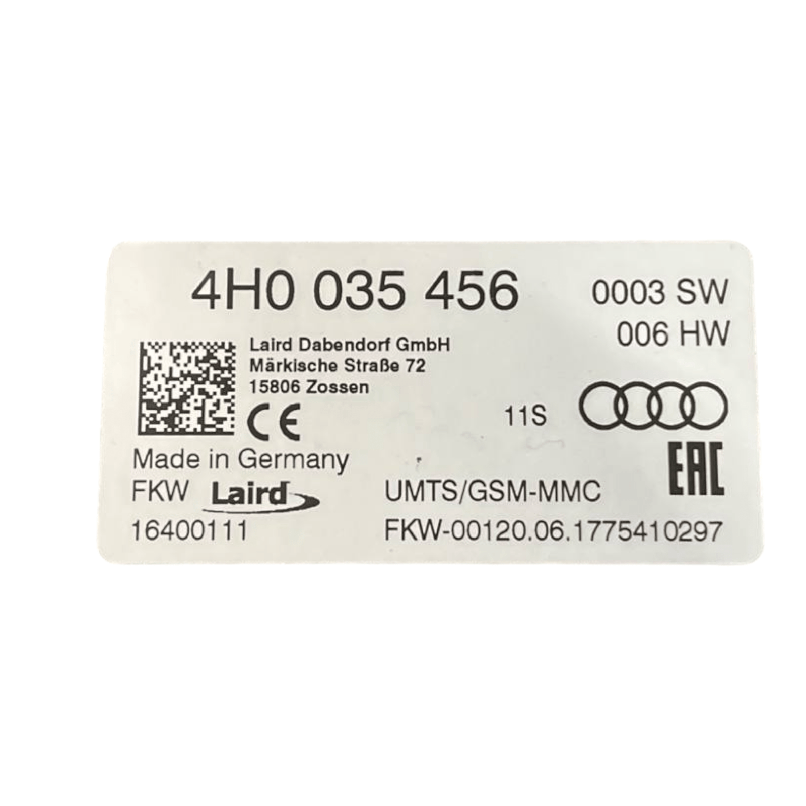 Centralina Amplificatore Antenna Skoda Octavia NX IV (2019 - 2024) cod.4H0035456 - F&P CRASH SRLS - Ricambi Usati