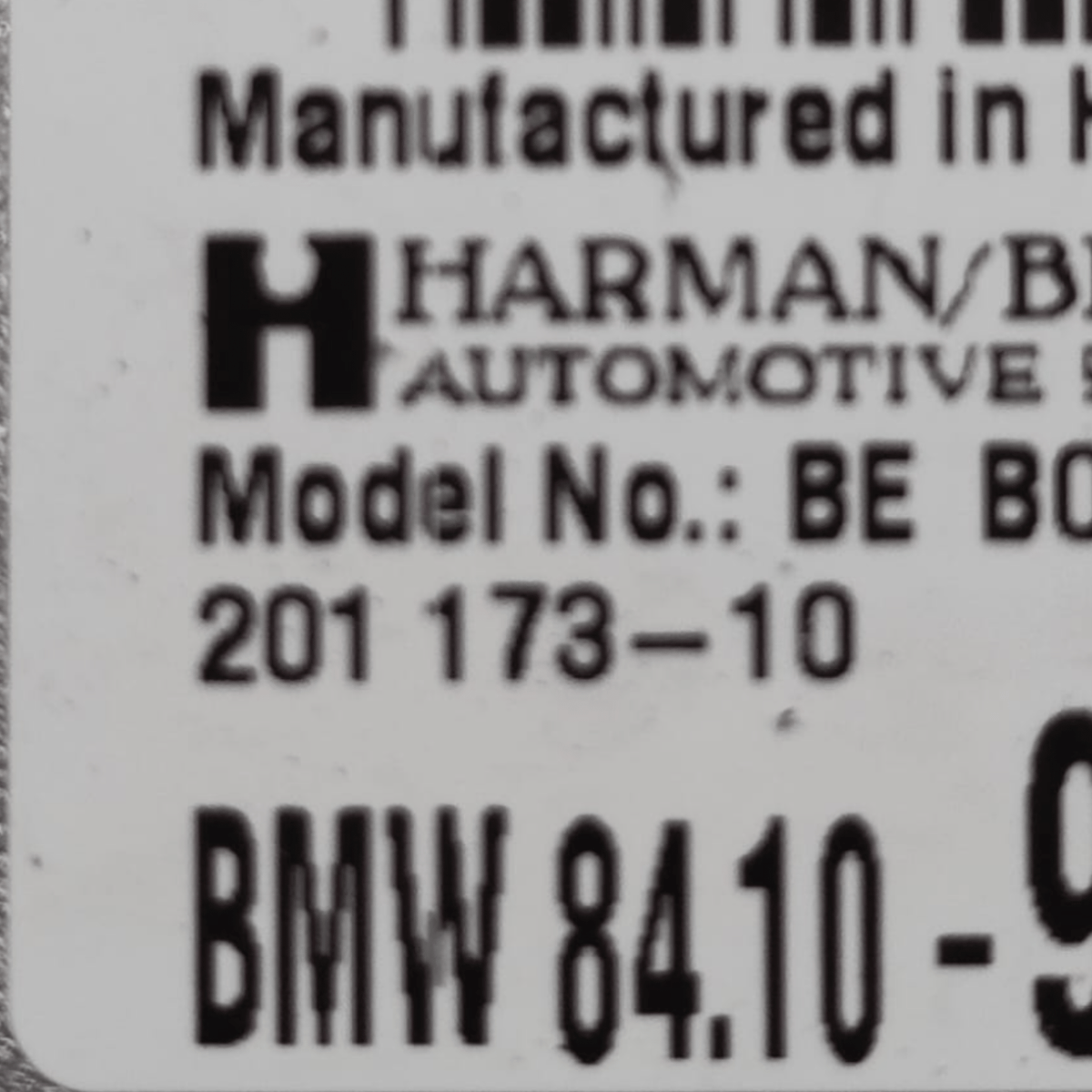 Centralina Amplificatore Mini Countryman R60 COD: 20117310 (2010 - 2016) - F&P CRASH SRLS - Ricambi Usati