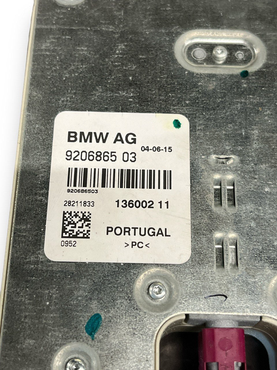 Centralina Antenna multibanda autoradio posteriore sinistra Bmw serie 6 F06 cod.920686503 (2012 - 2018) - F&P CRASH SRLS - Ricambi Usati