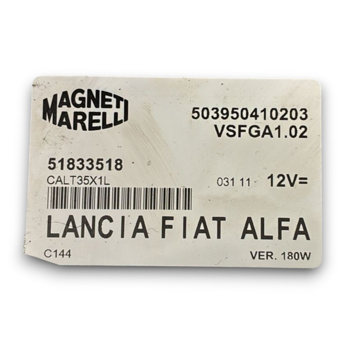 Centralina autoradio alfa romeo giulietta cod . 51833518 (2010 > 2020) - F&P CRASH SRL - Ricambi Usati