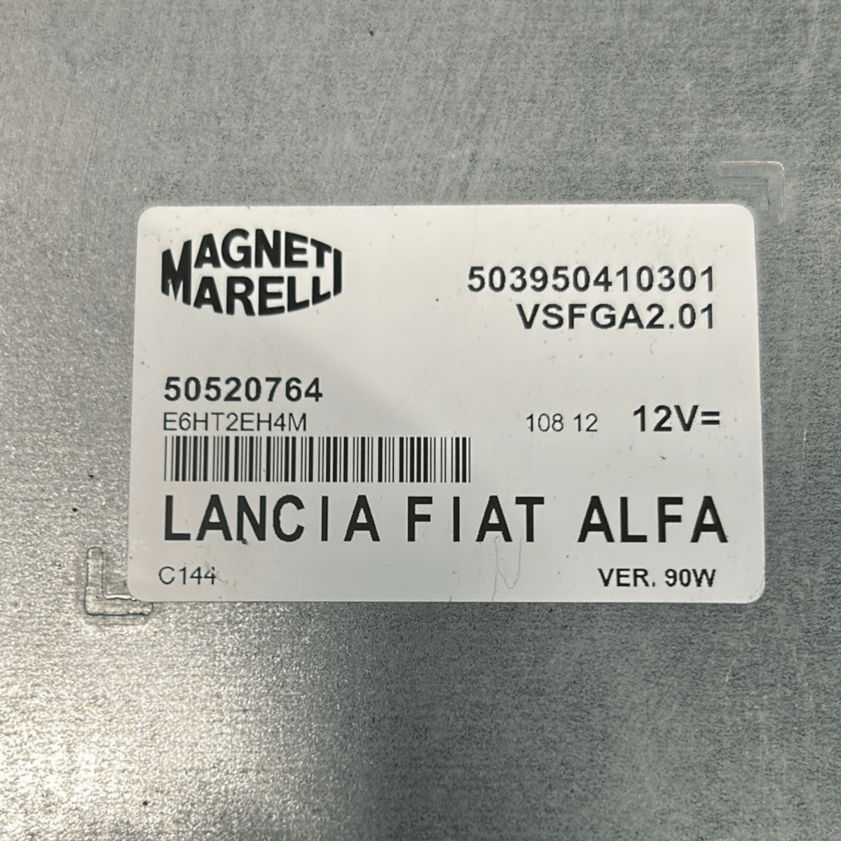 Centralina autoradio alfa romeo giulietta cod:50520764 (2010 > 2020) - F&P CRASH SRL - Ricambi Usati