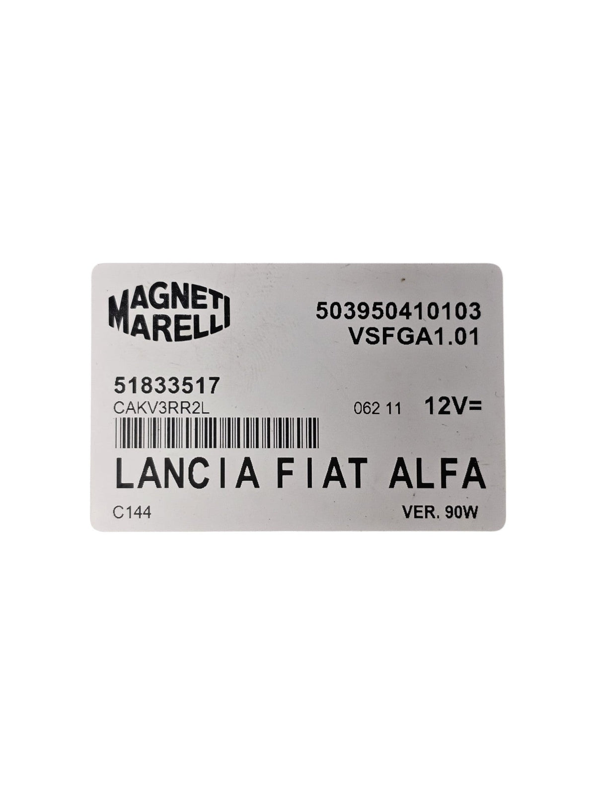 Centralina Autoradio Alfa Romeo Giulietta Cod:51833517 (2010 - 2020) - F&P CRASH SRLS - Ricambi Usati