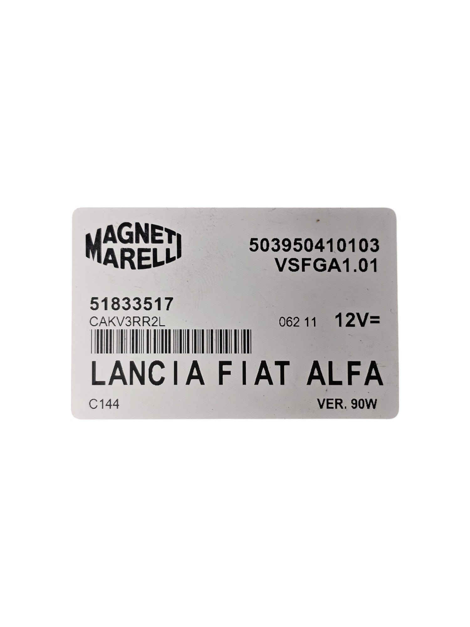 Centralina Autoradio Alfa Romeo Giulietta Cod:51833517 (2010 - 2020) - F&P CRASH SRLS - Ricambi Usati