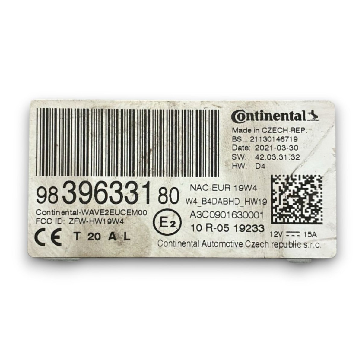 Centralina autoradio citroen c4 e cod . 9839633180 (2020 >) - F&P CRASH SRL - Ricambi Usati